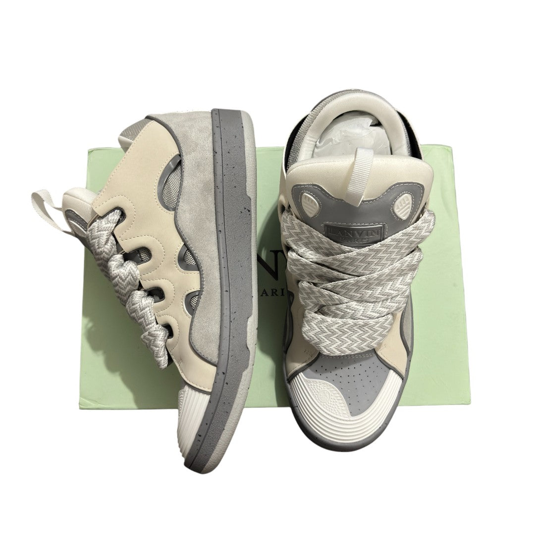 Lanvin Curb Grey Sneakers