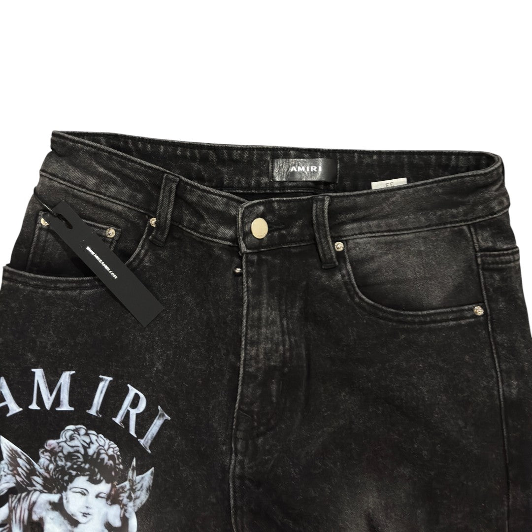 Amiri Angel Disstresed Cherub Jeans