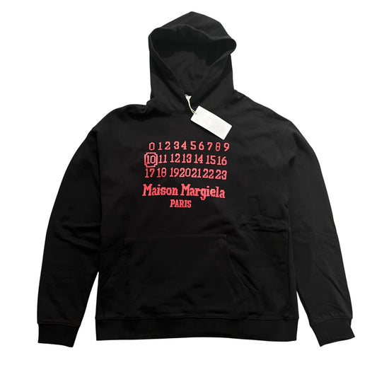 MSON MARGIELA Limited Black Number Hoodie