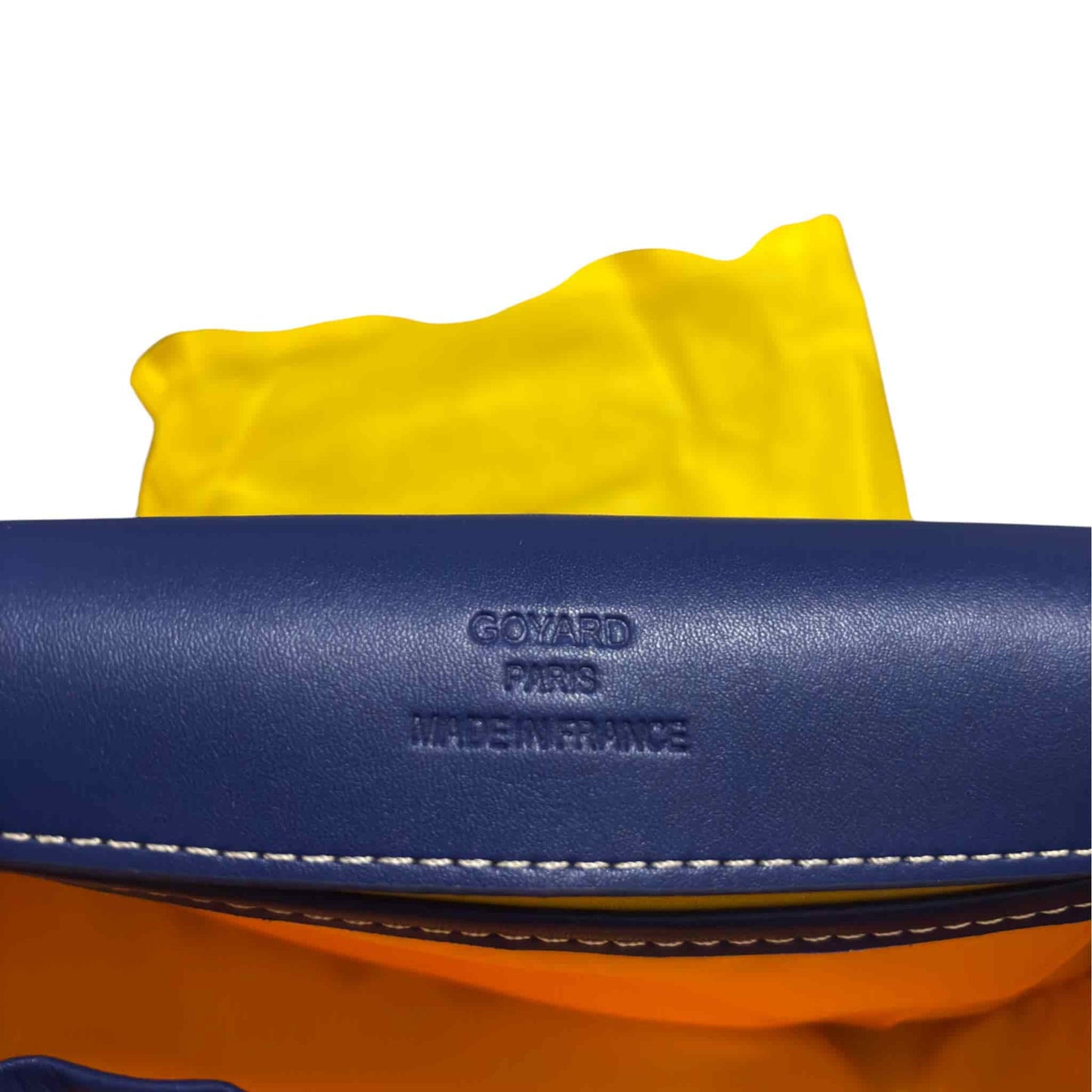 GOYARD Goyardine Messenger Navy Bag