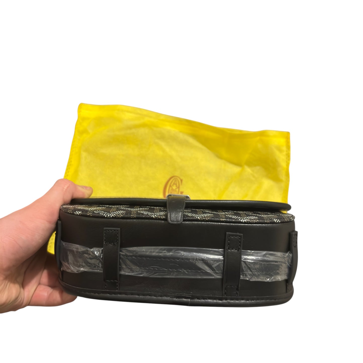 GOYARD Goyardine Messenger Black Bag