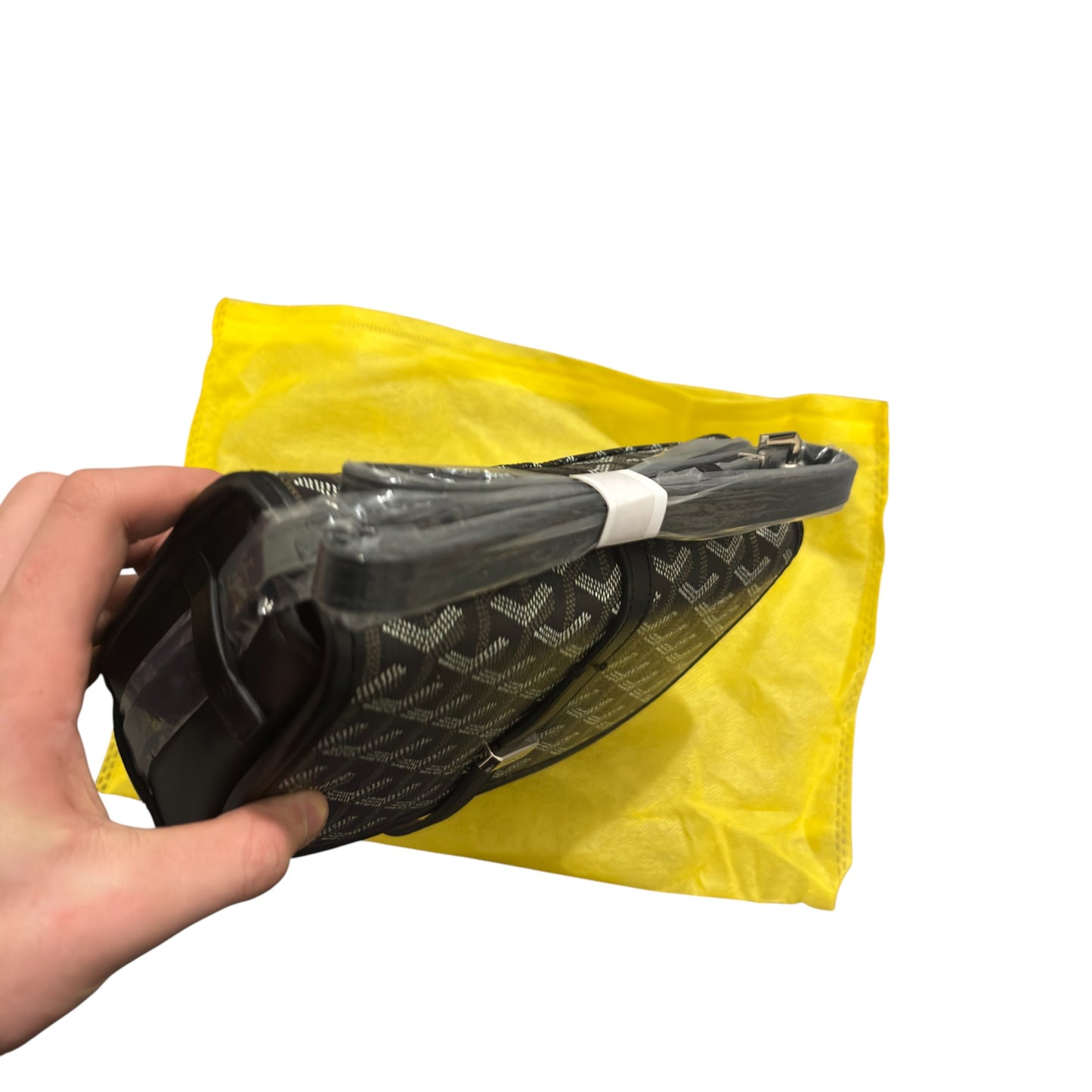 GOYARD Goyardine Messenger Black Bag