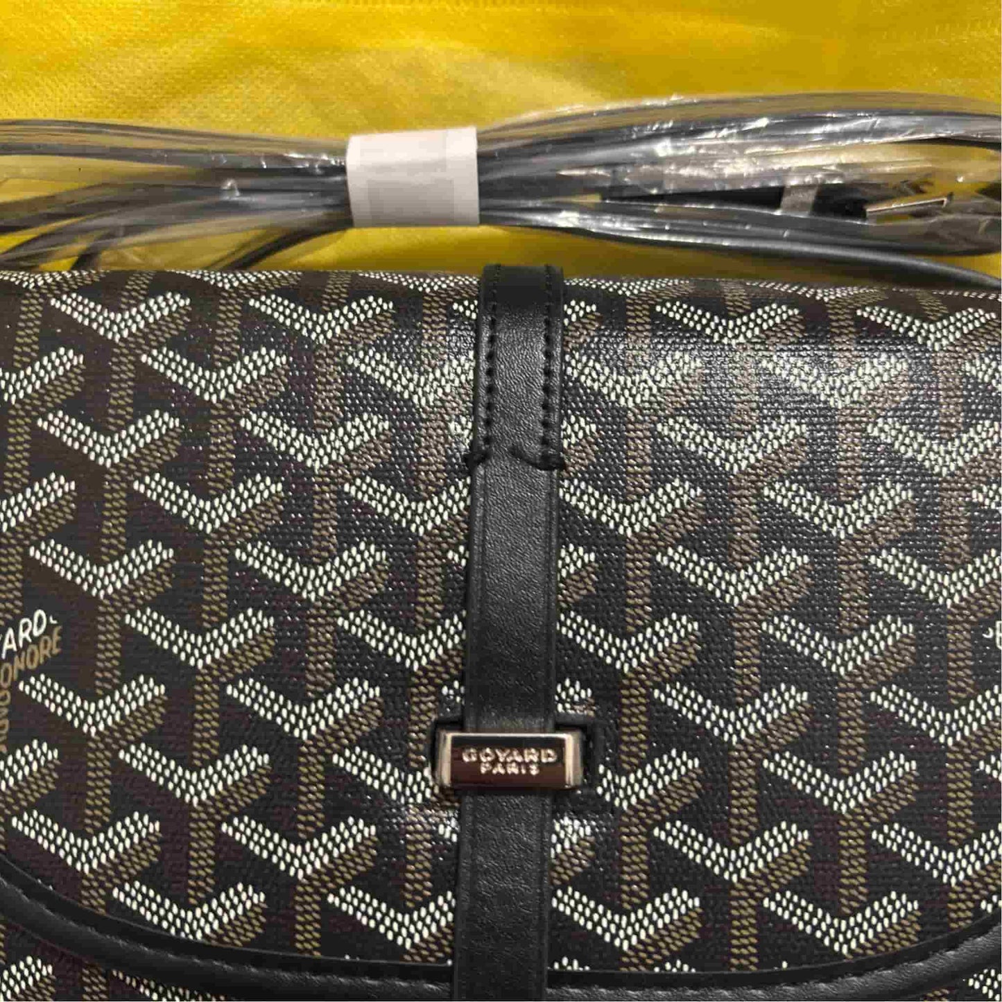 GOYARD Goyardine Messenger Black Bag