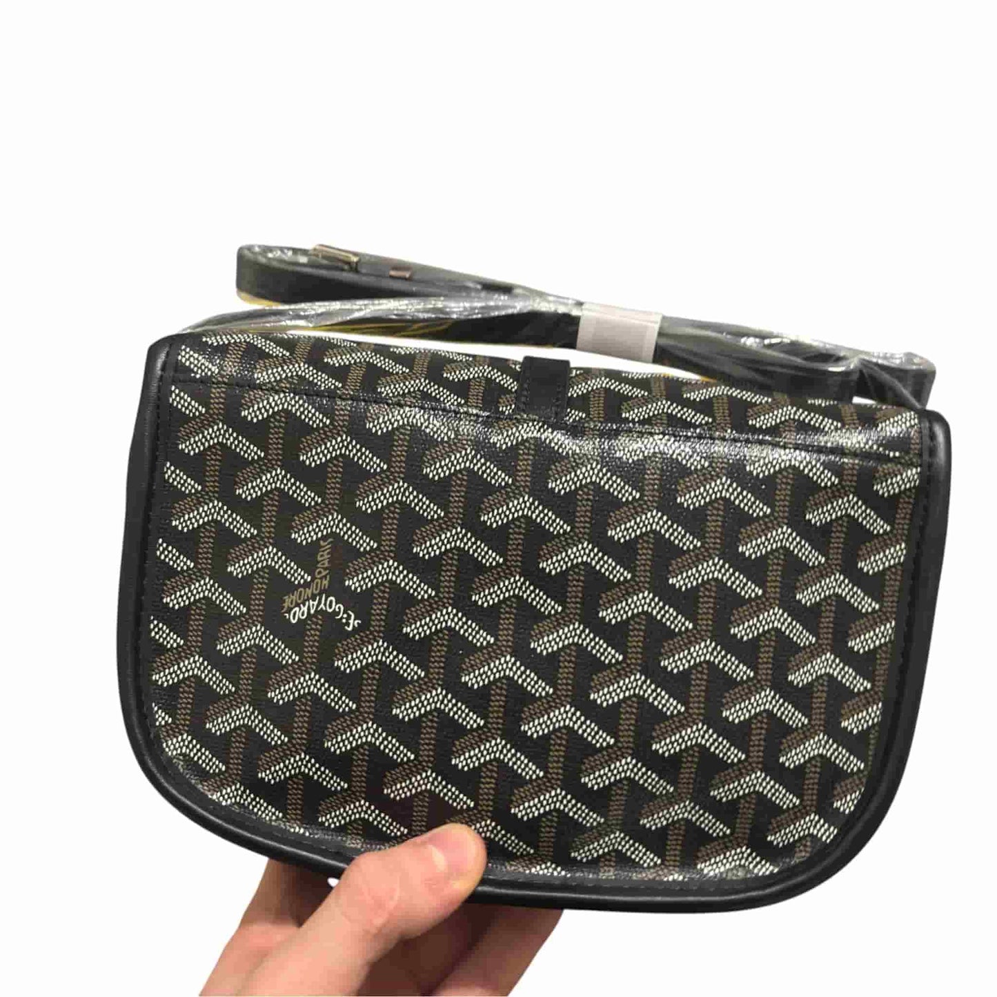 GOYARD Goyardine Messenger Black Bag