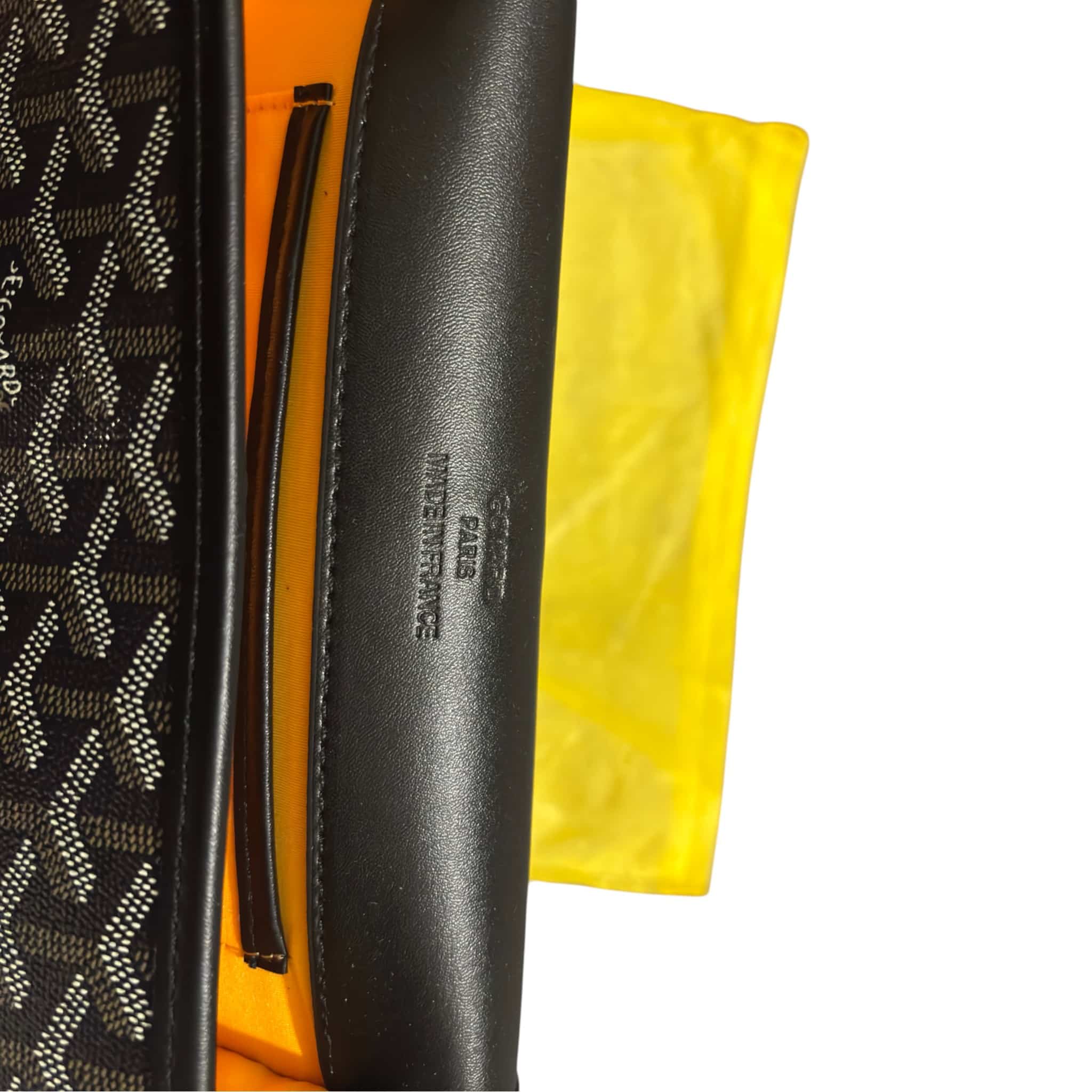 GOYARD Goyardine Messenger Black Bag