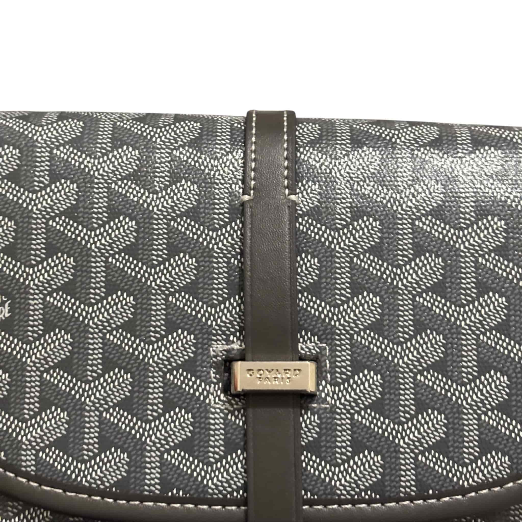 GOYARD Goyardine Messenger Grey Bag