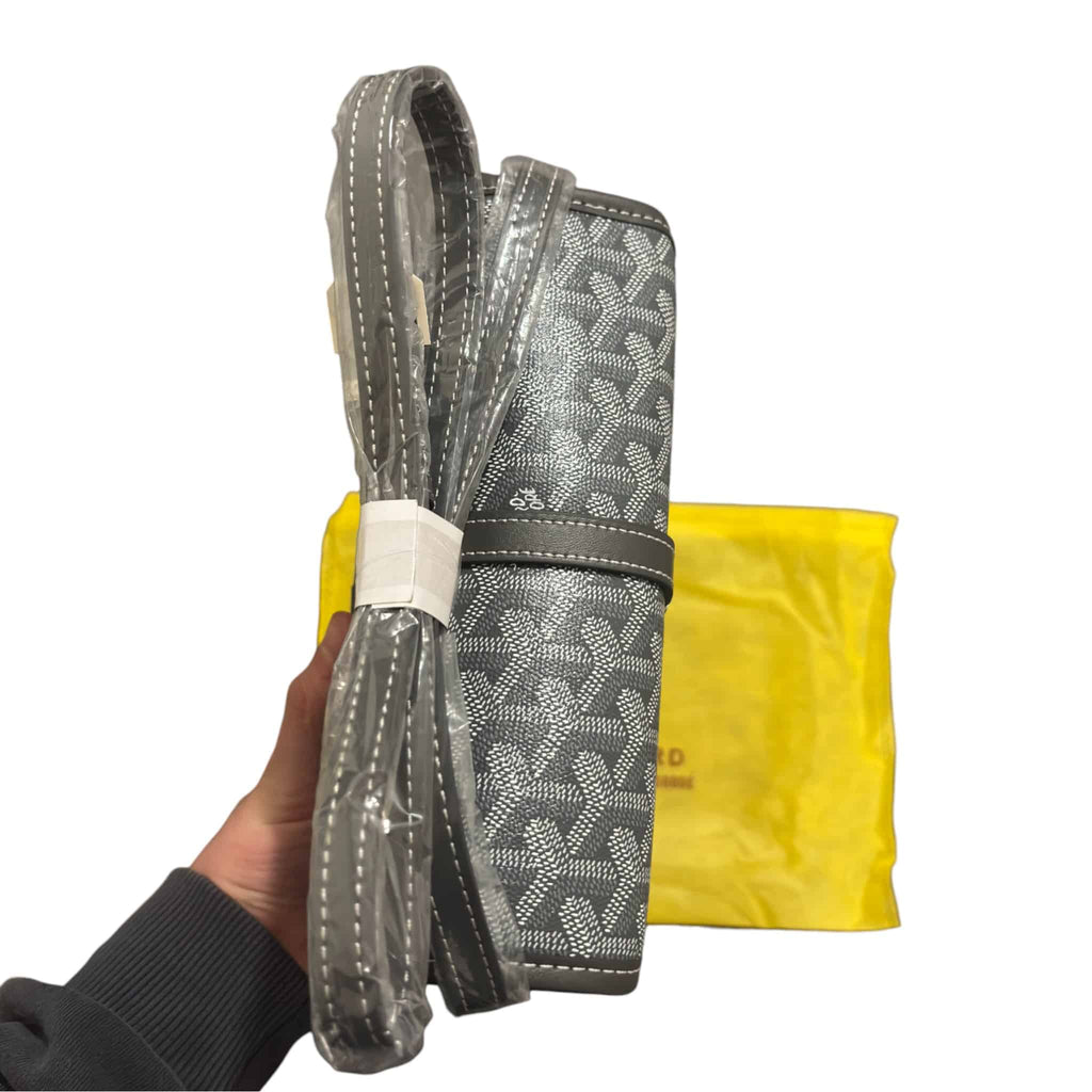 GOYARD Goyardine Messenger Grey Bag
