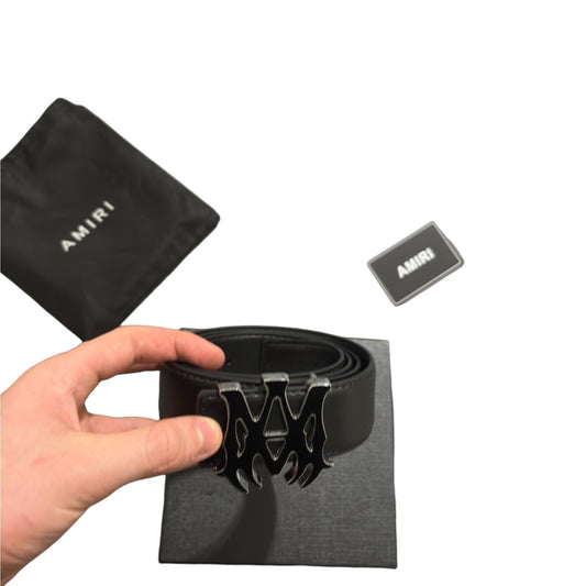 AMIRI Limited Chrome ''MA'' Belt