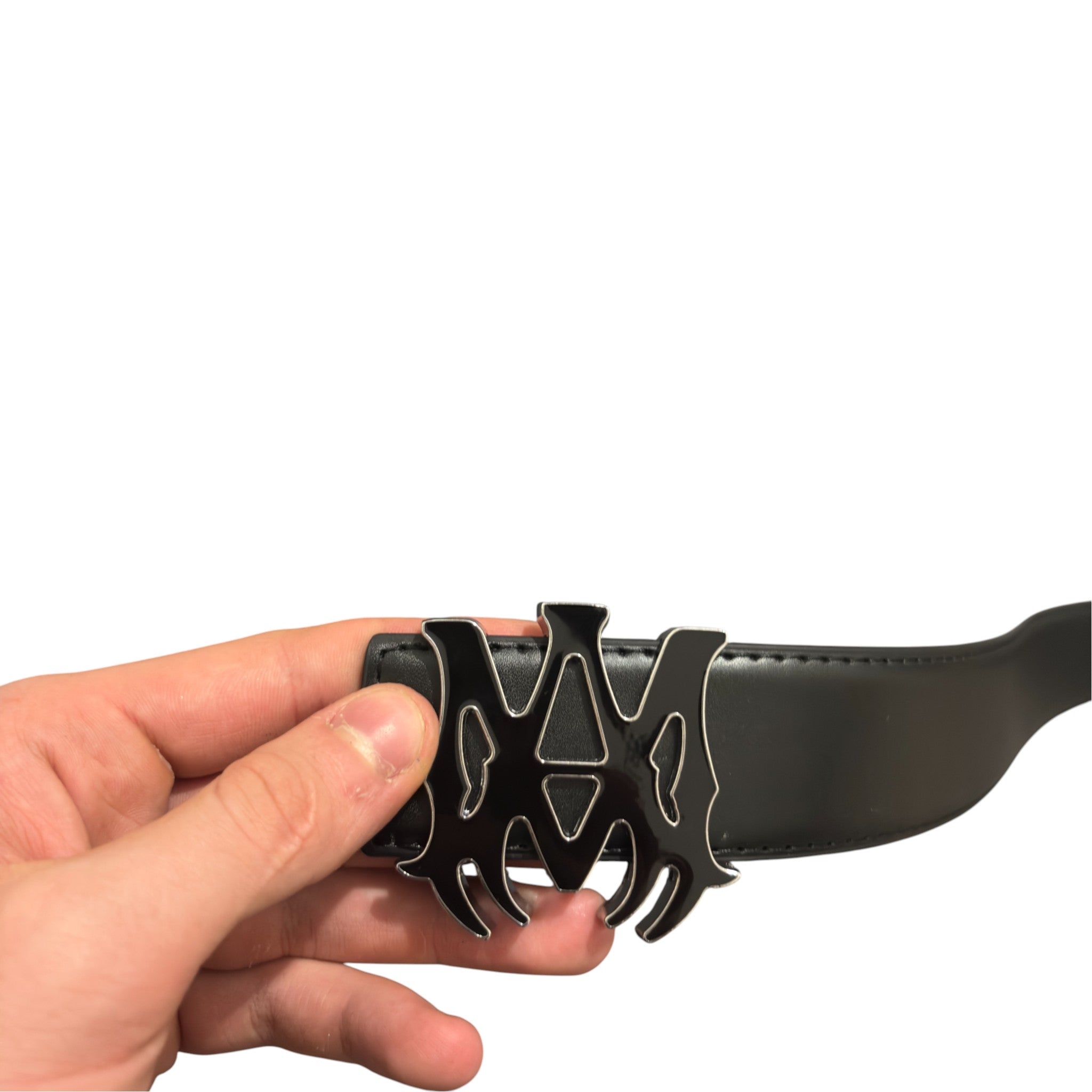 AMIRI Limited Chrome ''MA'' Belt