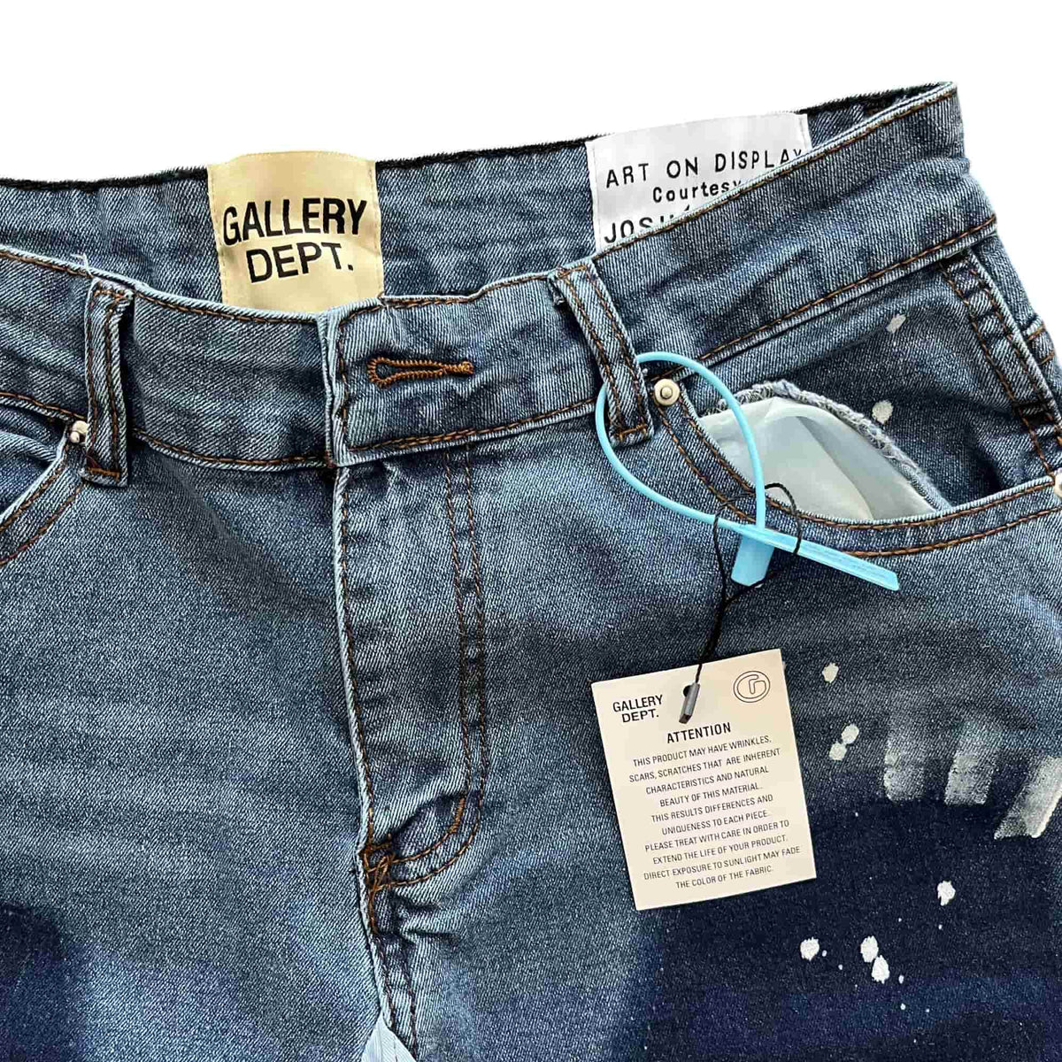 Gallery Dept Blue Double Layer Jeans