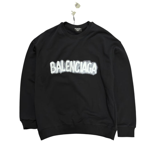 Balenciaga Fog Double Text Sweatshirt