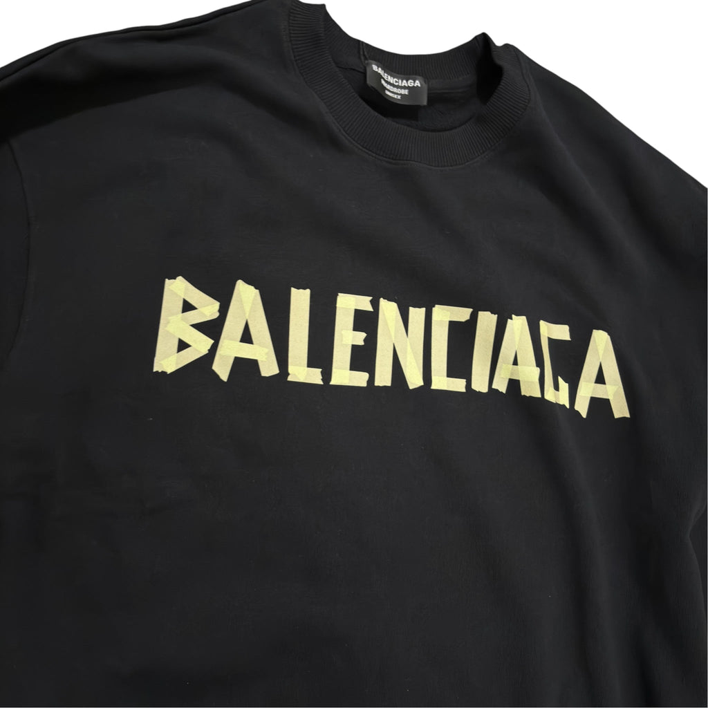 Balenciaga Tape Double Logo Sweatshirt