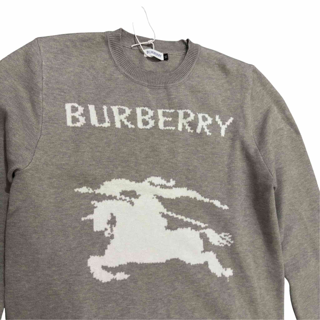 Burberry Limited Cashmere Gray Sweater