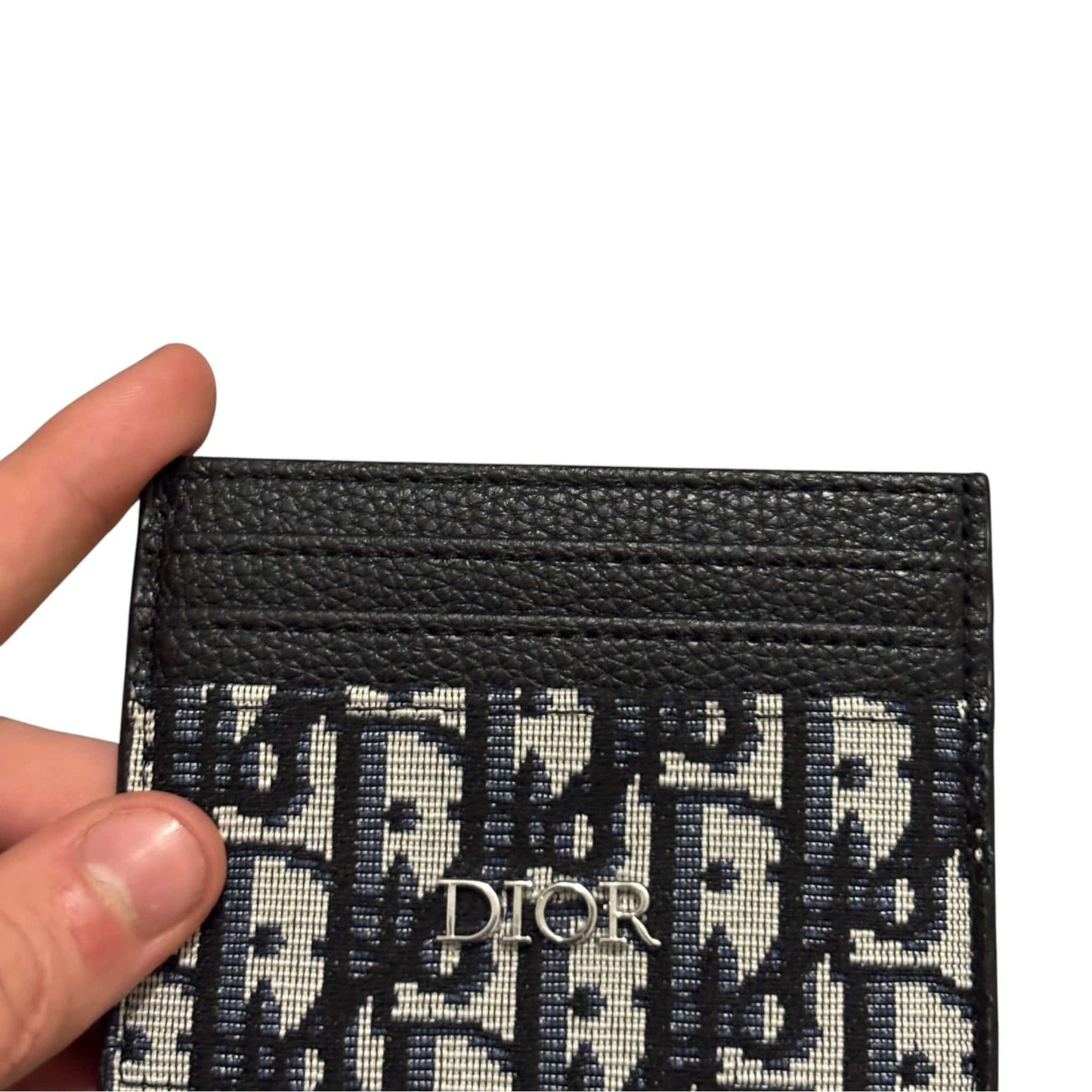Dior Black Monogram Cardholder