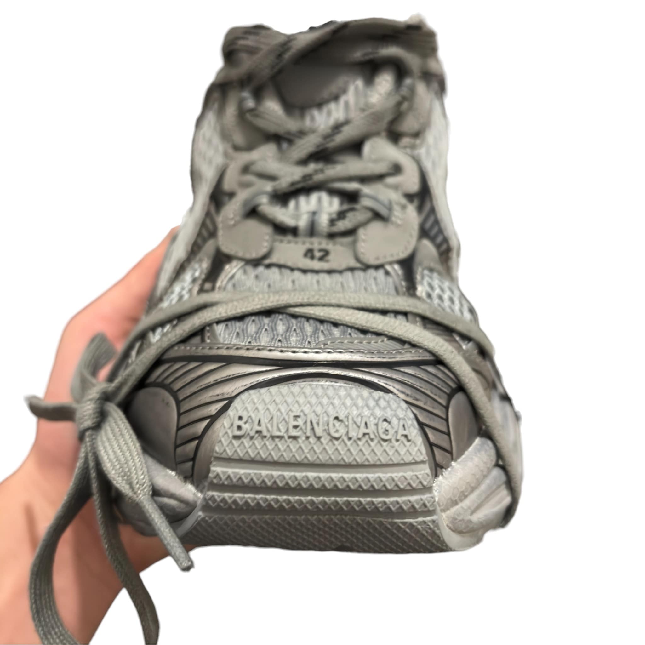 Balenciaga Gray 3XL Mesh Sneaker