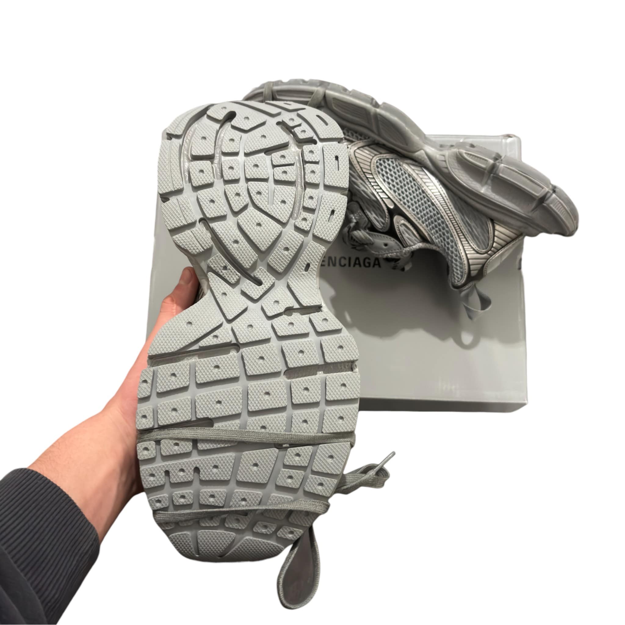 Balenciaga Gray 3XL Mesh Sneaker