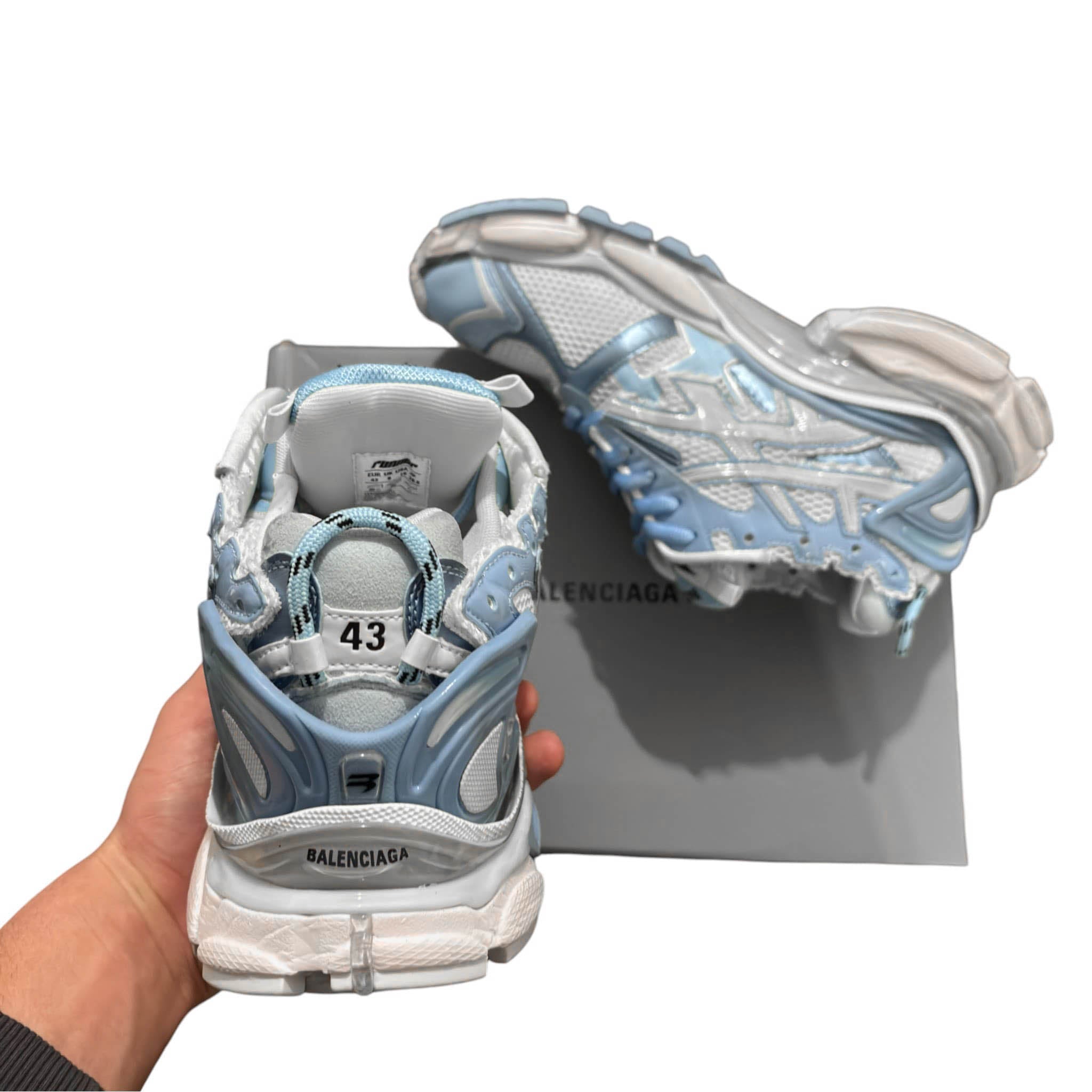 Balenciaga Runner Turquoise Blue Sneakers