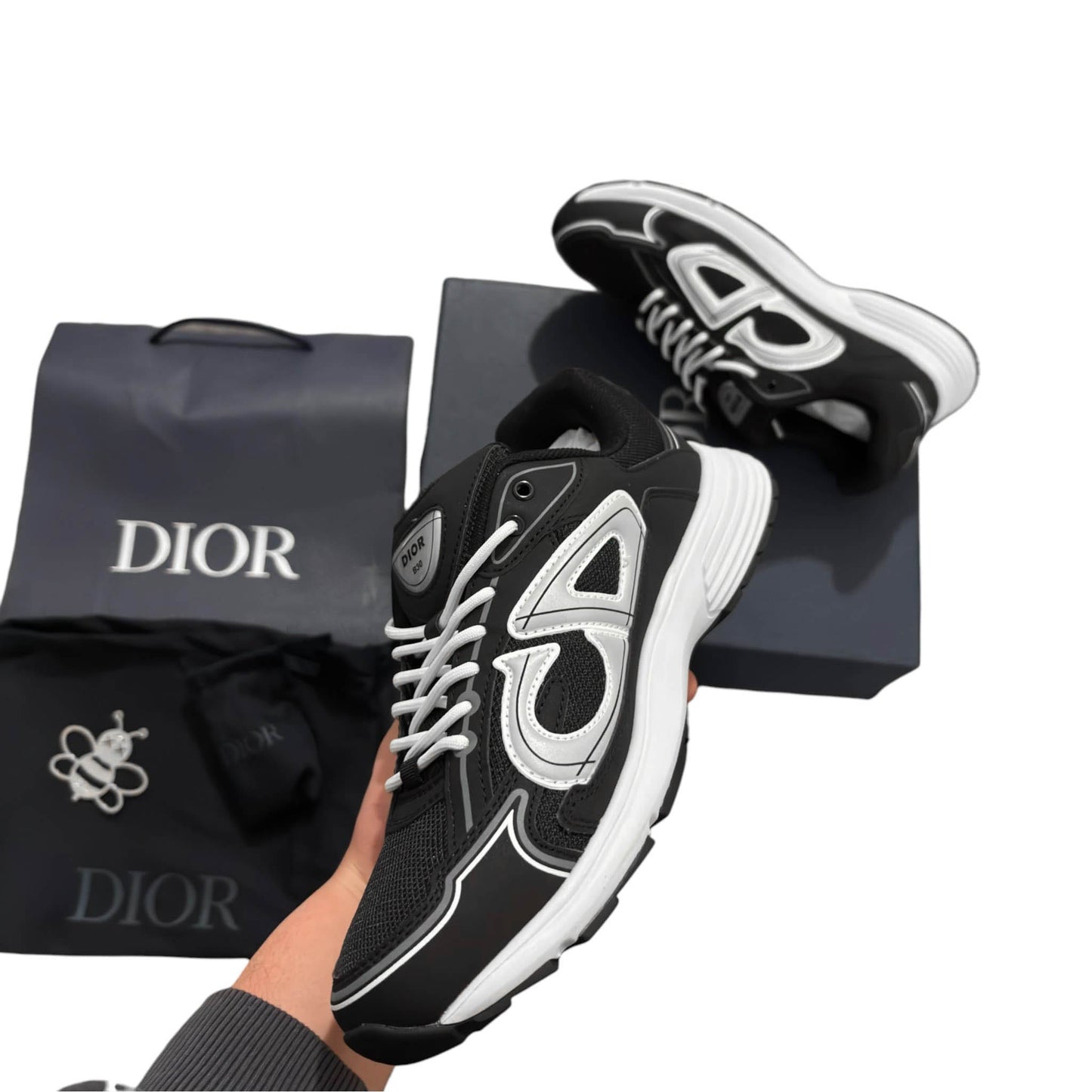 Dior B30 Black Mesh Sneaker