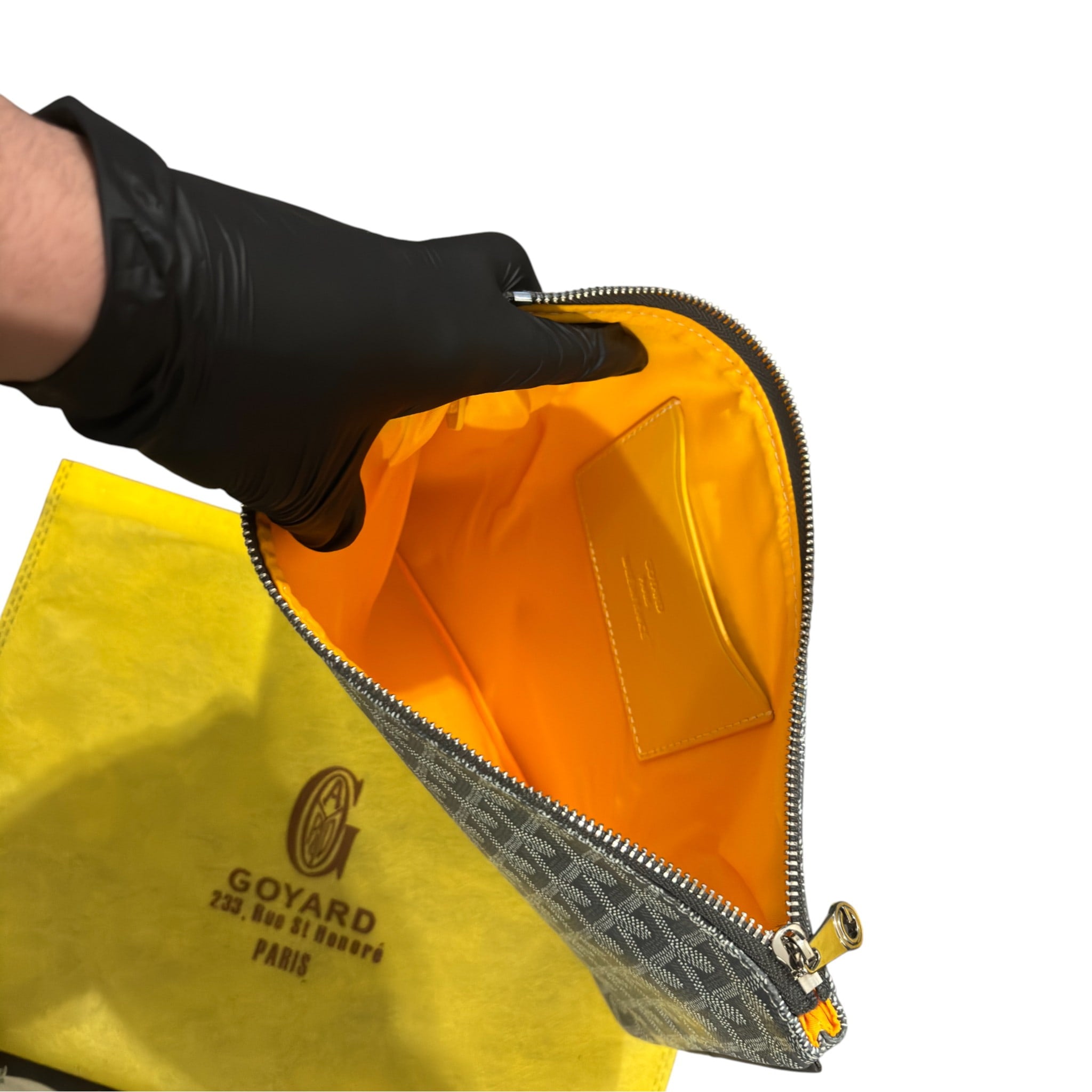 GYRD Gray Pouch Bag