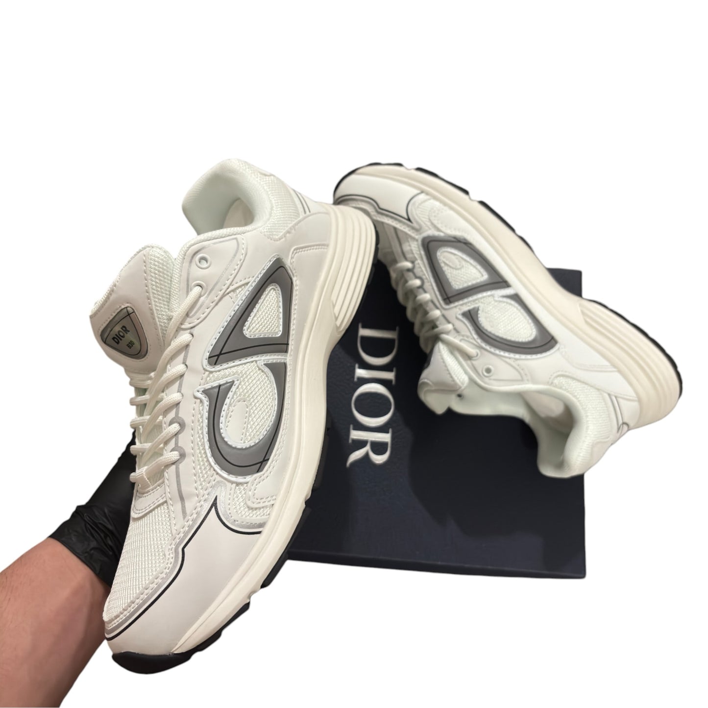 Dior Reflective B30 White Sneakers