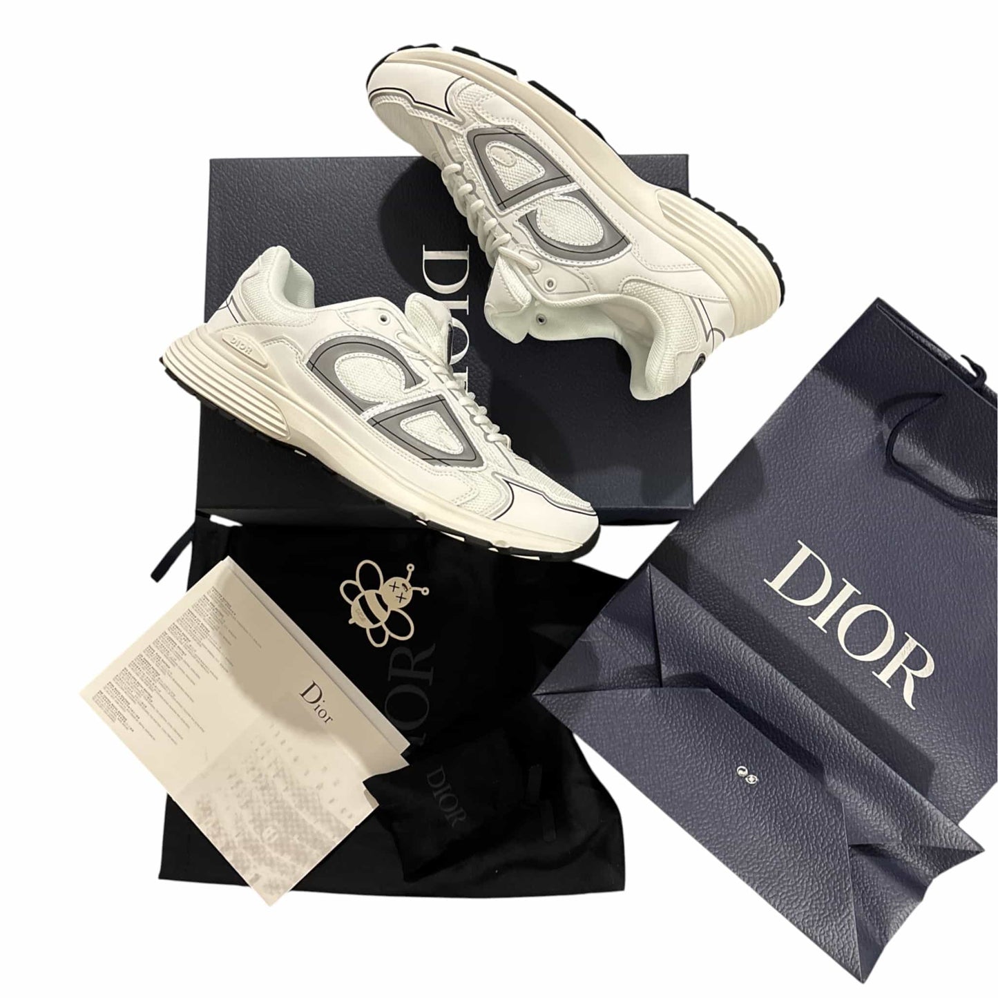 Dior Reflective B30 White Sneakers