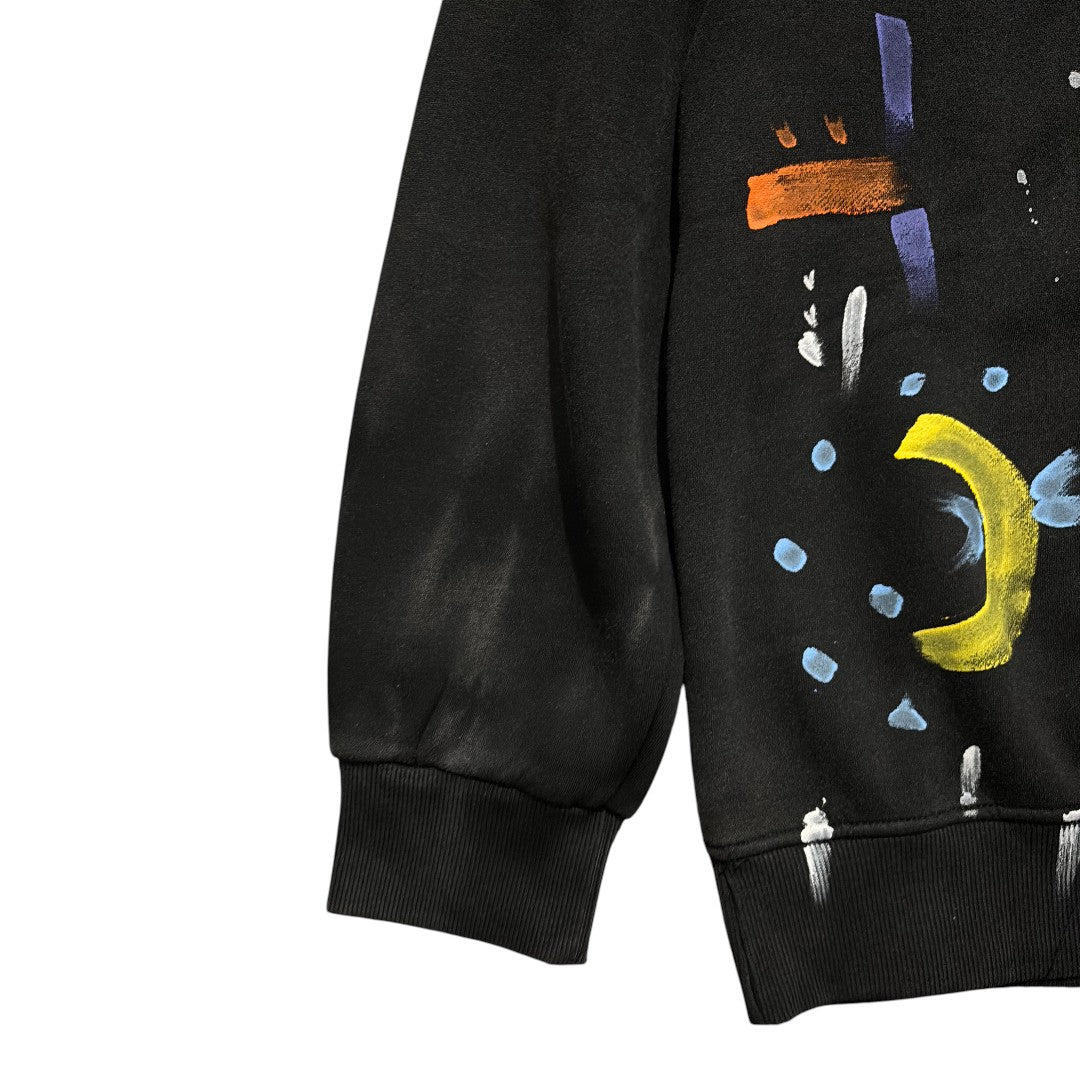 Lanvin Paint Gray Disstresed Limited Hoodie