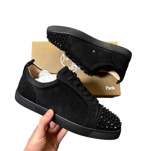 Christian Louboutin Black Junior Spikes