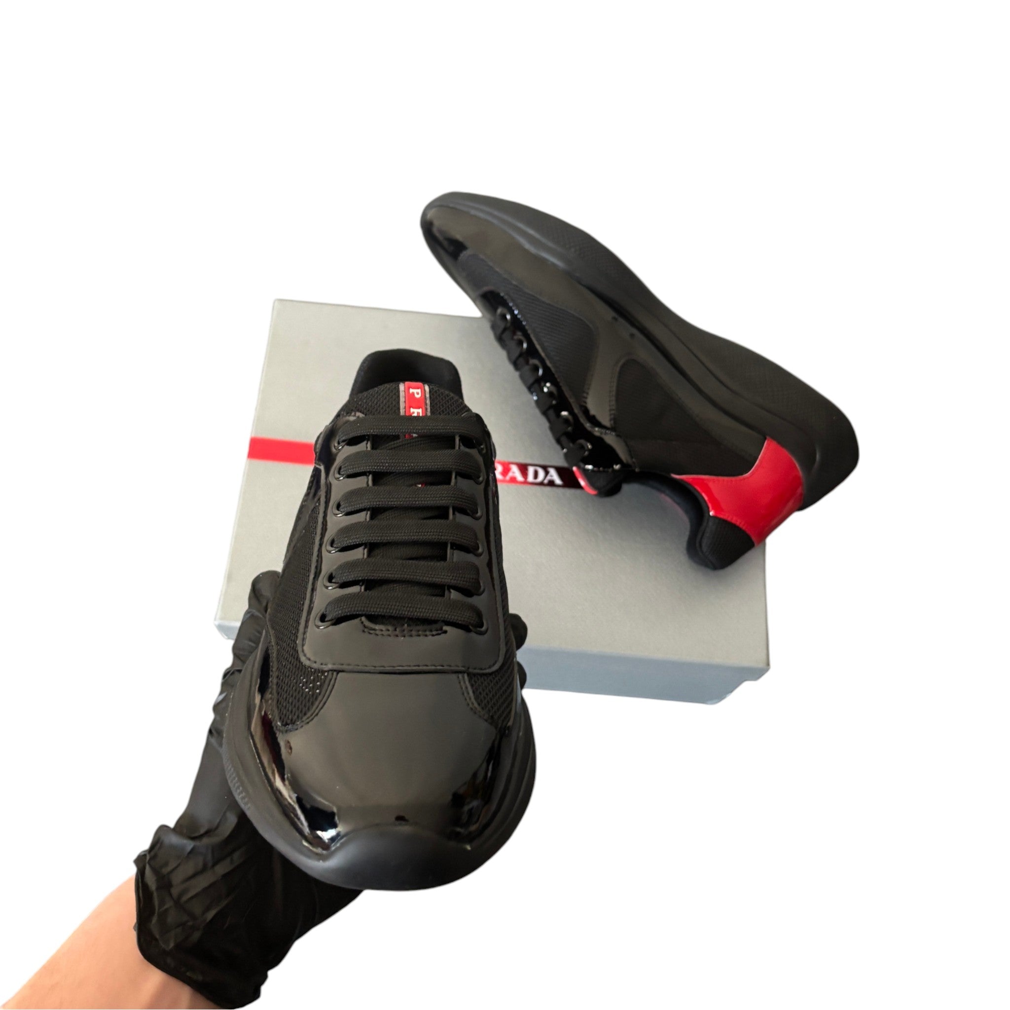 Prada Black Cups Sneaker Limited