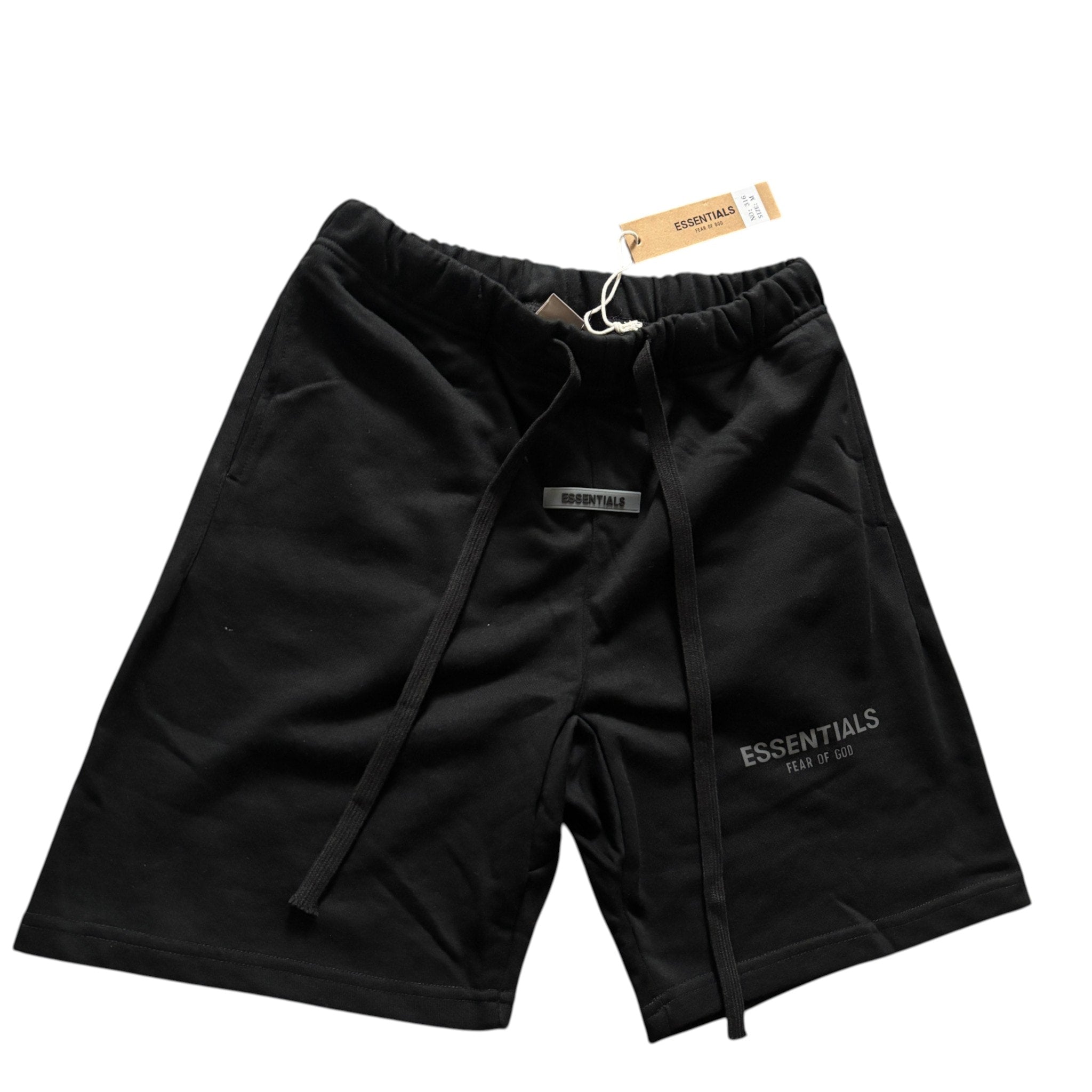 Essentials Fear of God Fleece Shorts '' Black ''