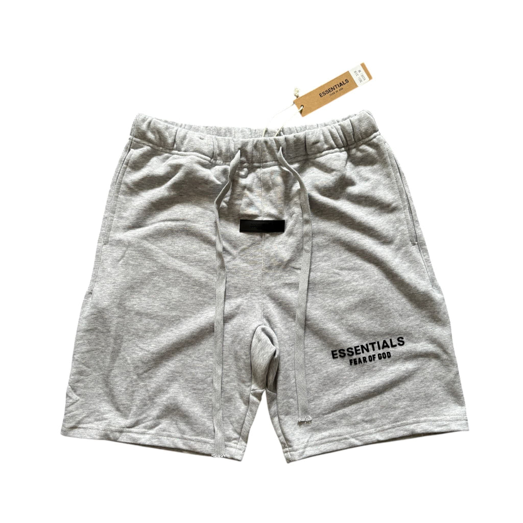 Essentials Fear of God Fleece Shorts '' Heather Grey ''