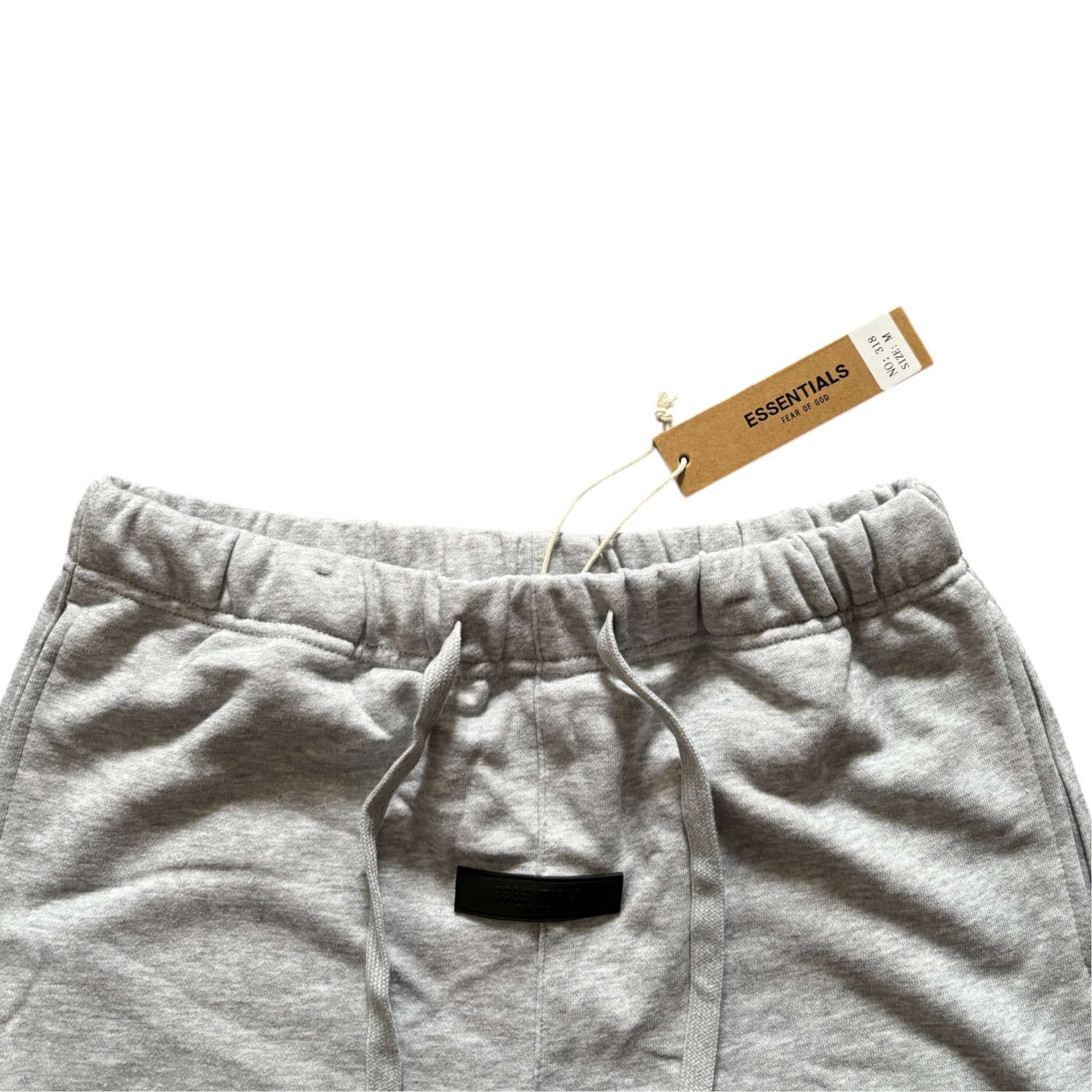 Essentials Fear of God Fleece Shorts '' Heather Grey ''