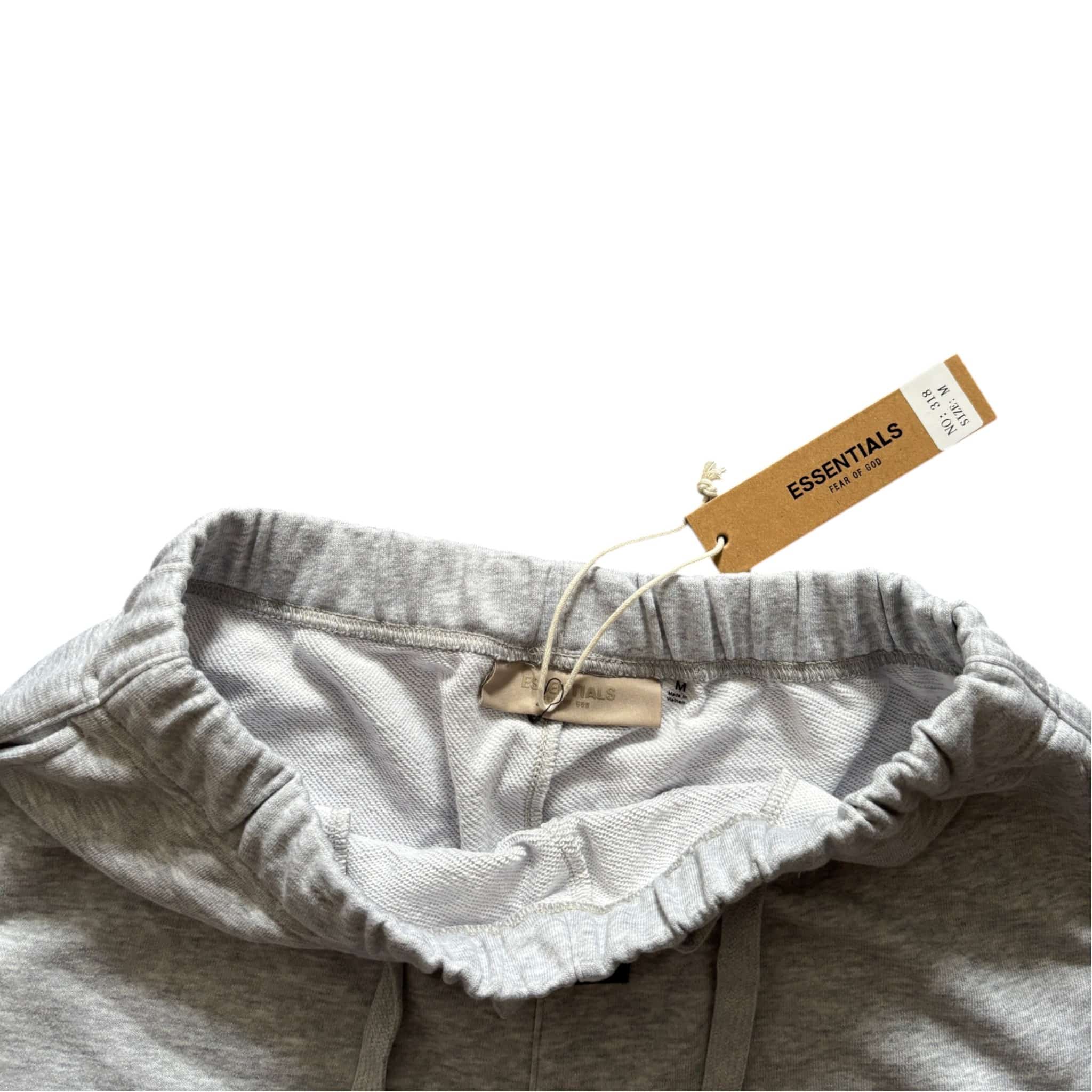 Essentials Fear of God Fleece Shorts '' Heather Grey ''