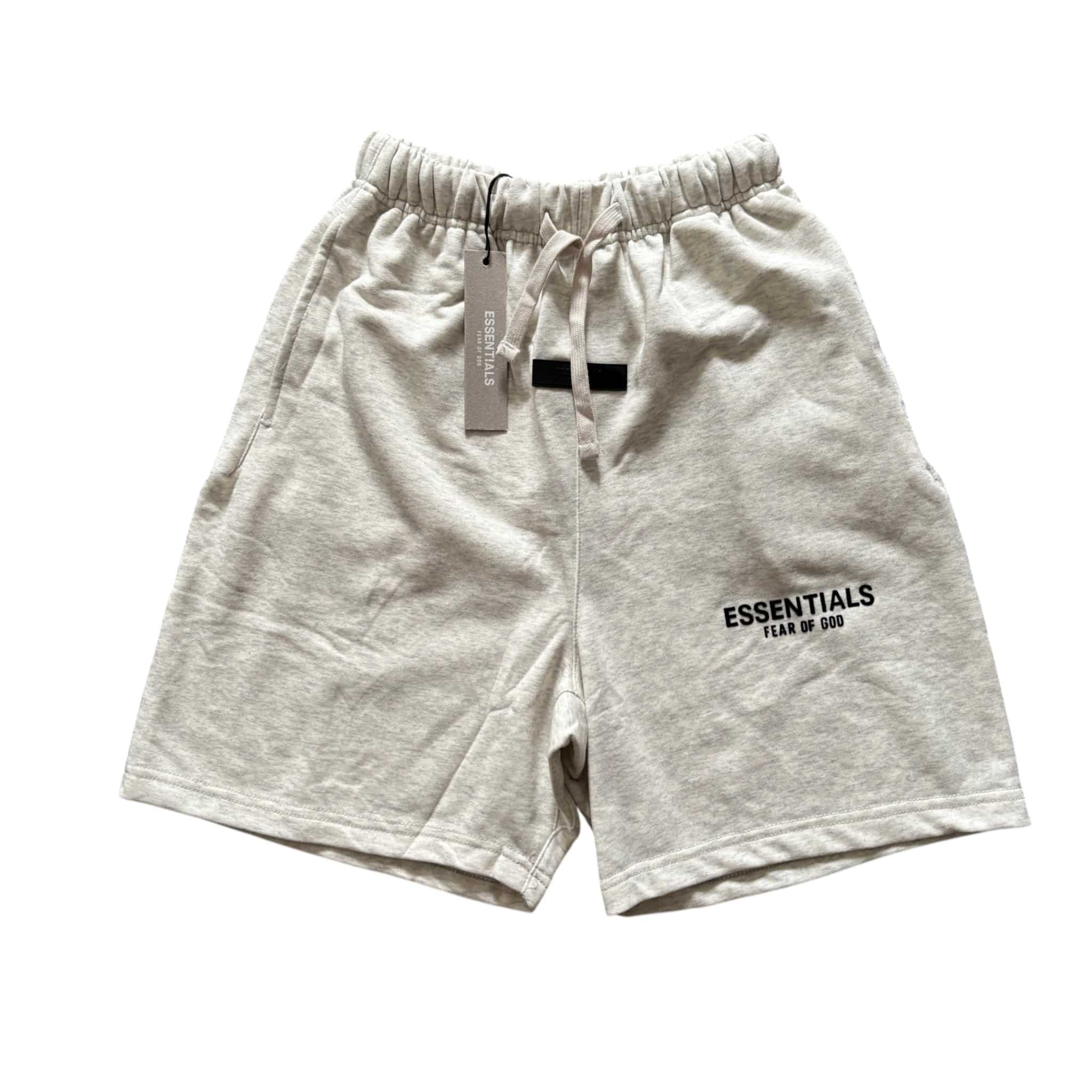 Fear of God Essentials Fleece Shorts  '' Oatmeal Gray ''