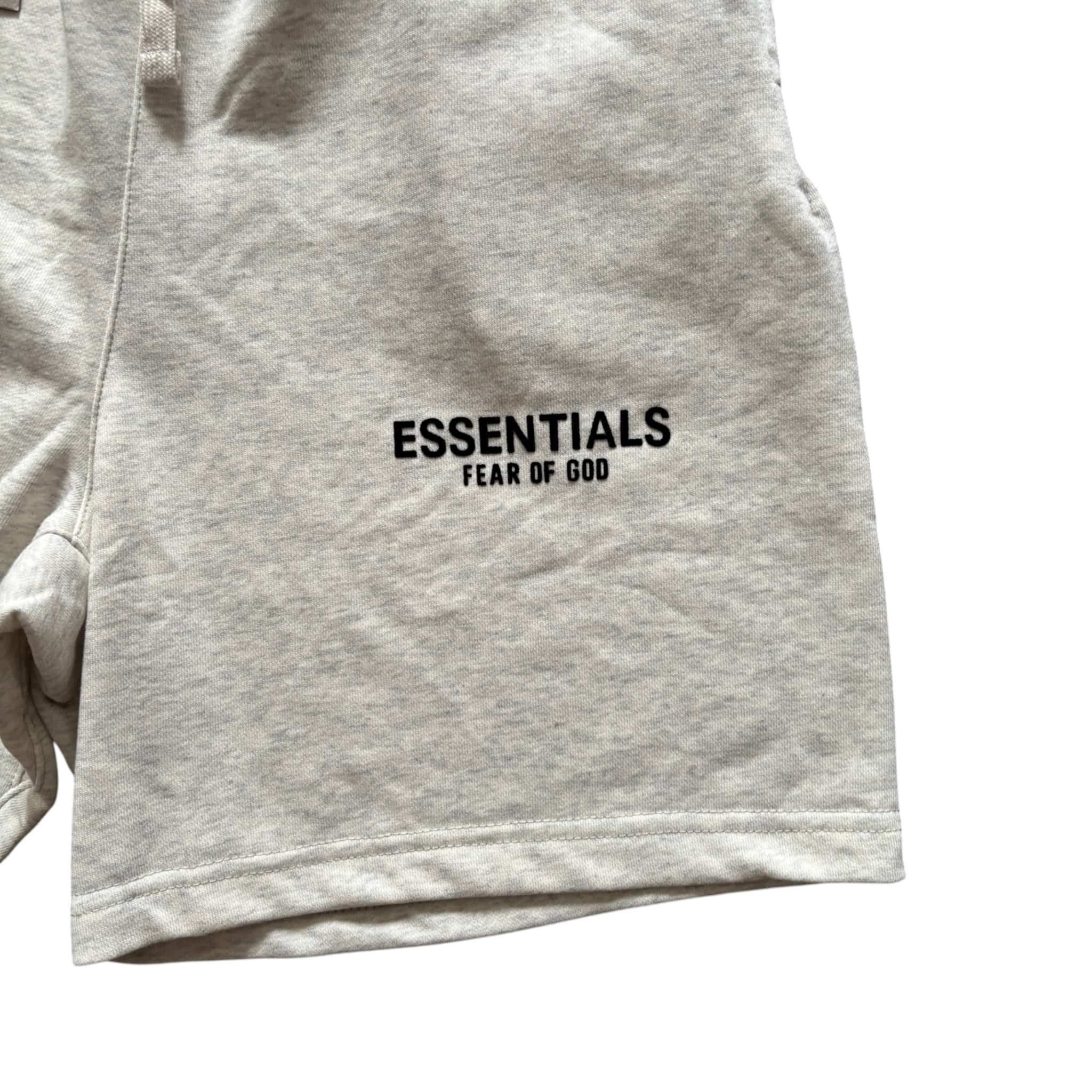 Fear of God Essentials Fleece Shorts  '' Oatmeal Gray ''