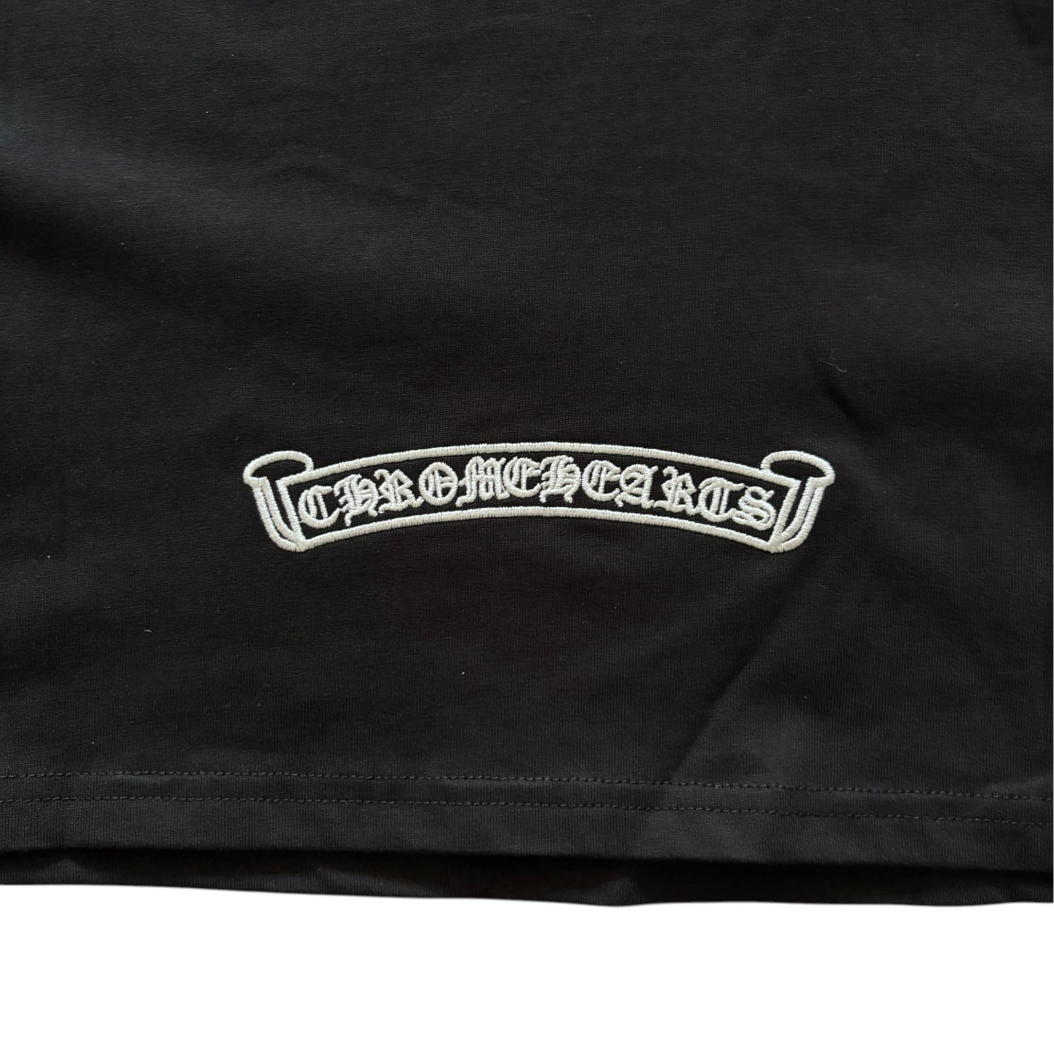 Chrome Hearts Horseshoe Circle '' STEEL CHROME '' Graphic T-Shirt Black