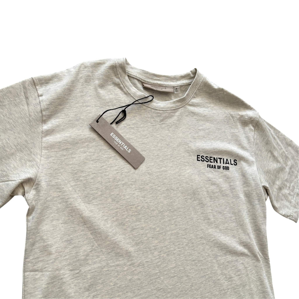 Fear of God ESSENTIALS '' Oatmeal Gray '' T-shirt