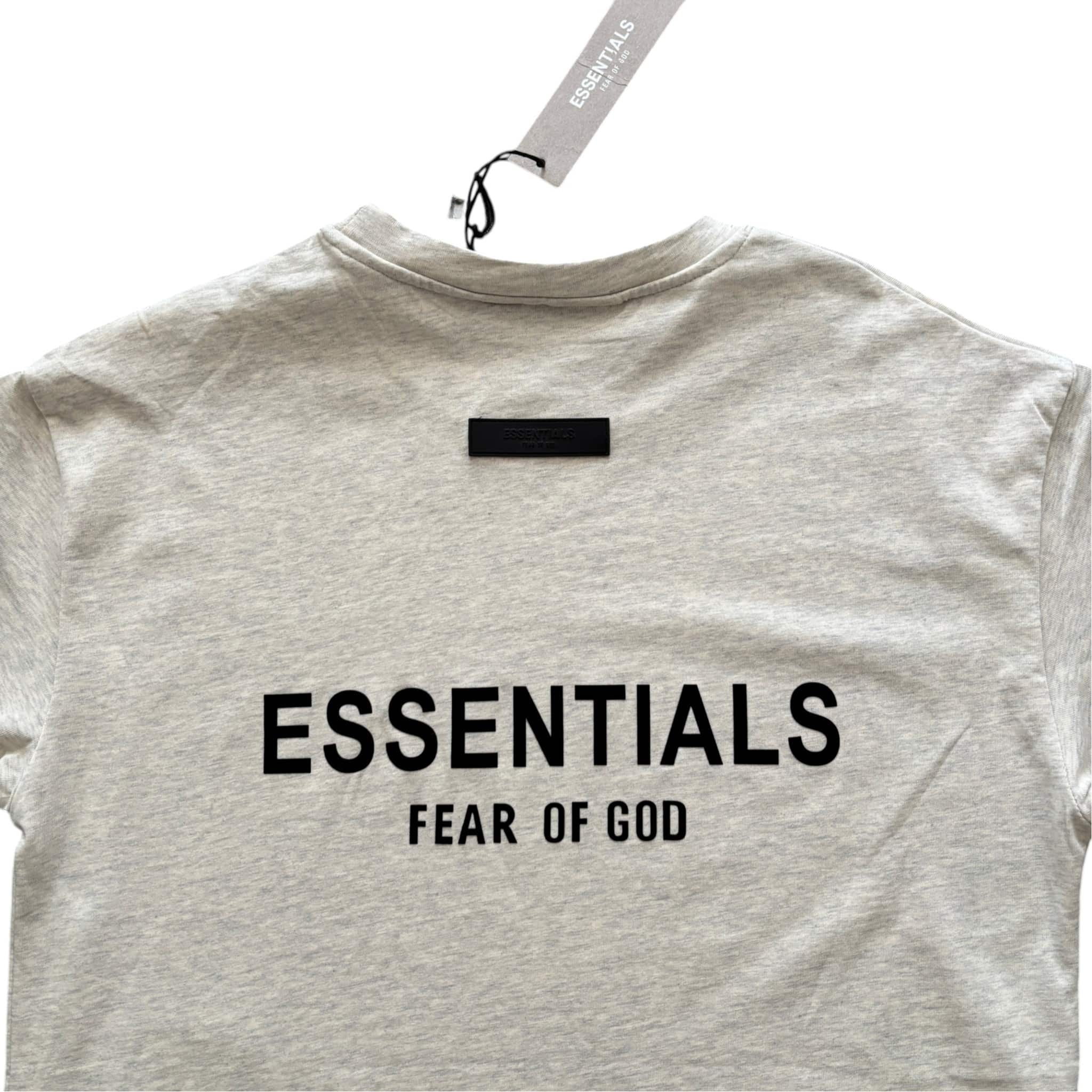 Fear of God ESSENTIALS '' Oatmeal Gray '' T-shirt