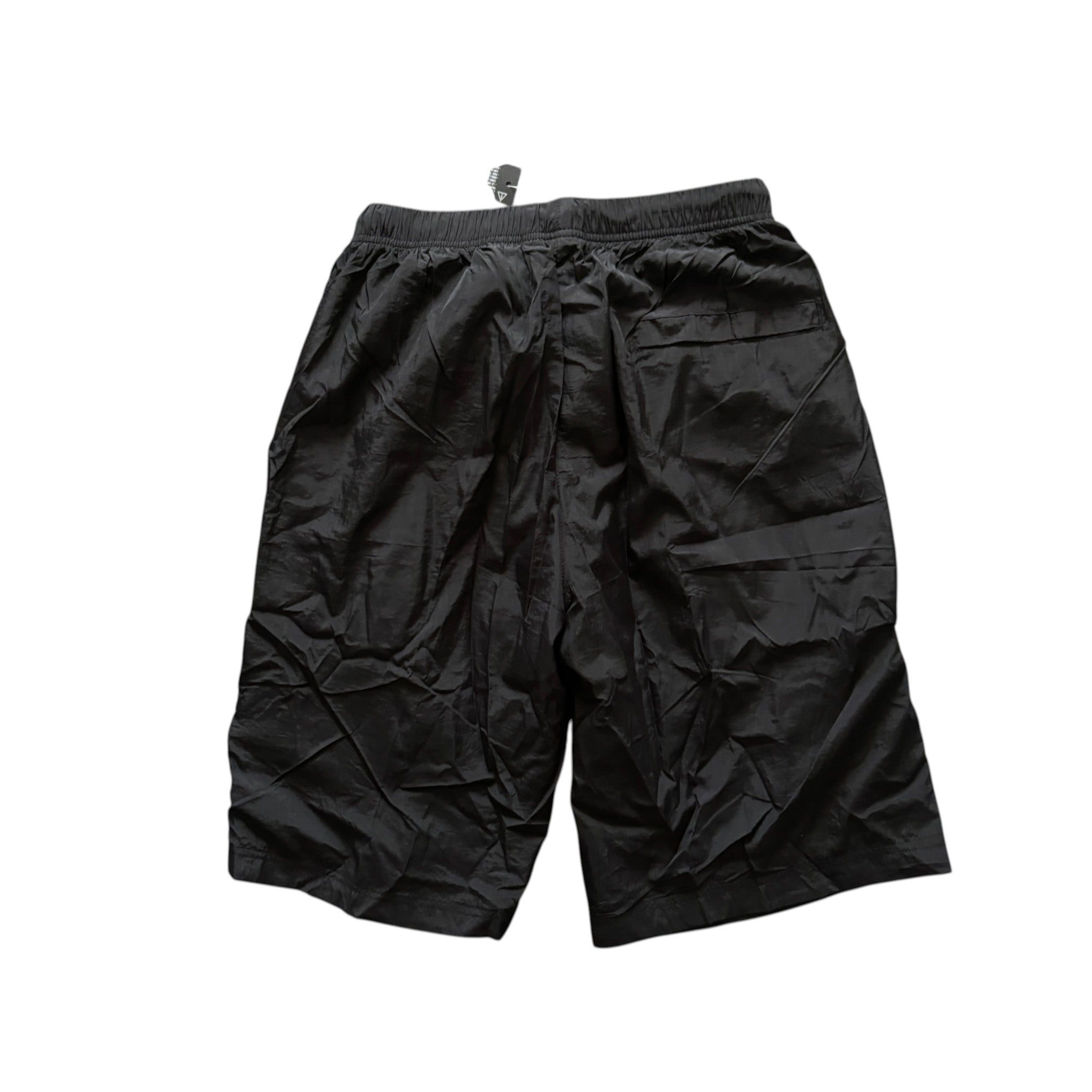 Stone Island Nylon Shorts Black Compass Badge Embossed Logo