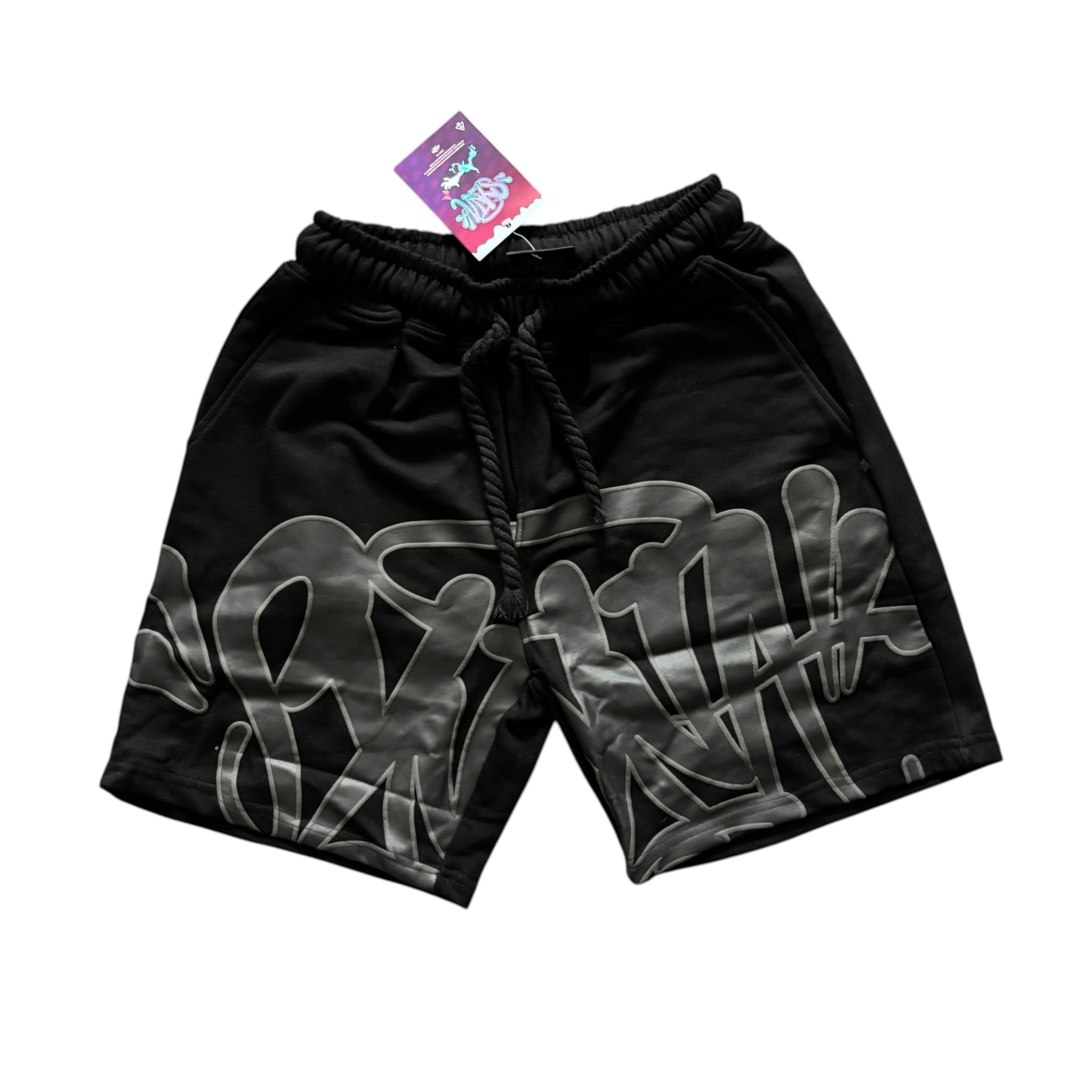 Syna World Black Shorts Rope Drawstrings