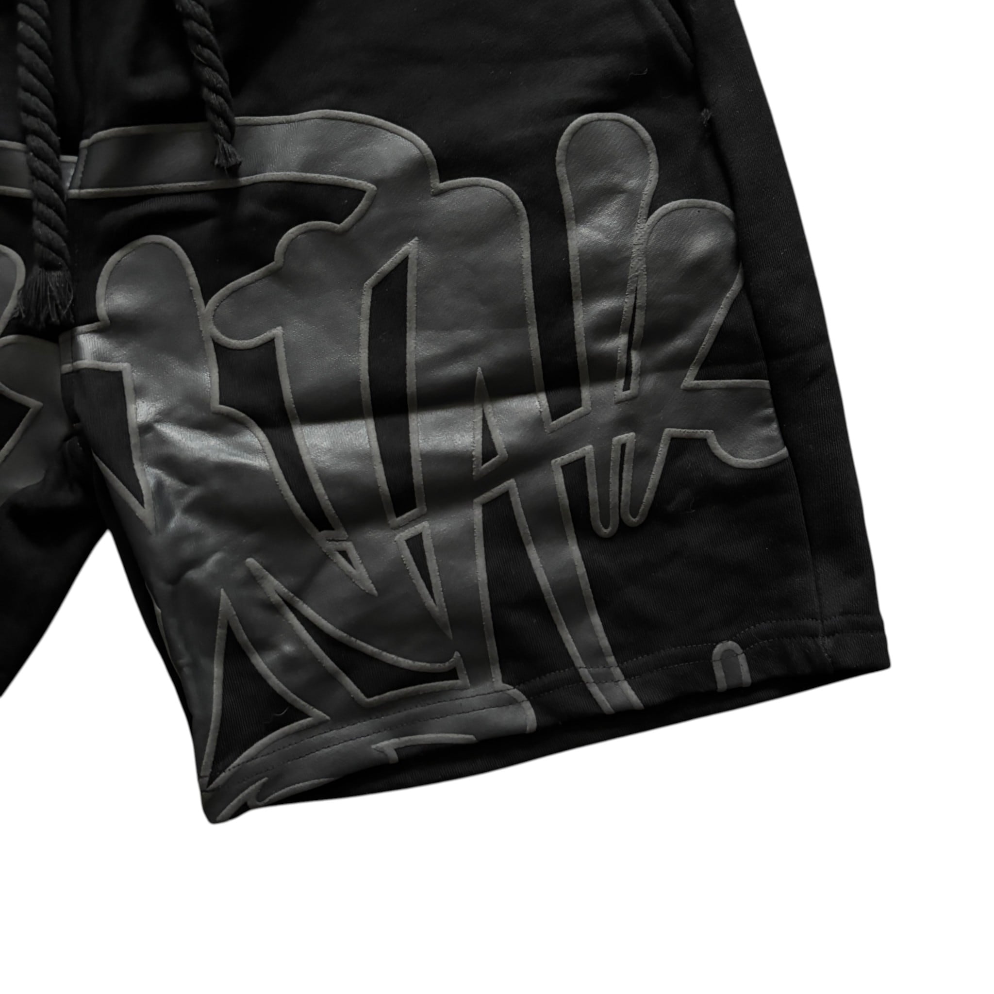 Syna World Black Shorts Rope Drawstrings