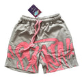 Syna World Gray & Pink Shorts Rope Drawstrings