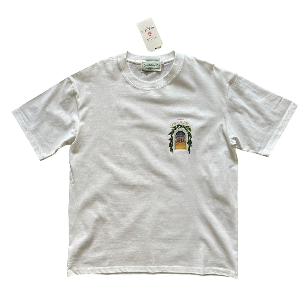 Casablanca Avenida White T-Shirt