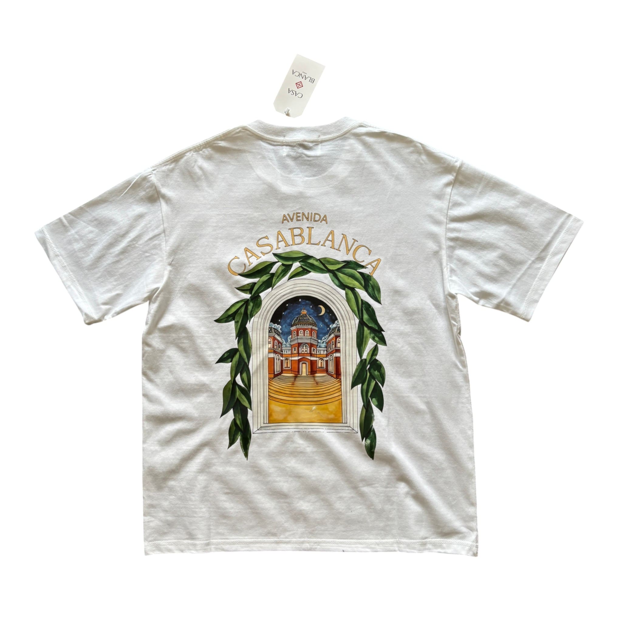 Casablanca Avenida White T-Shirt