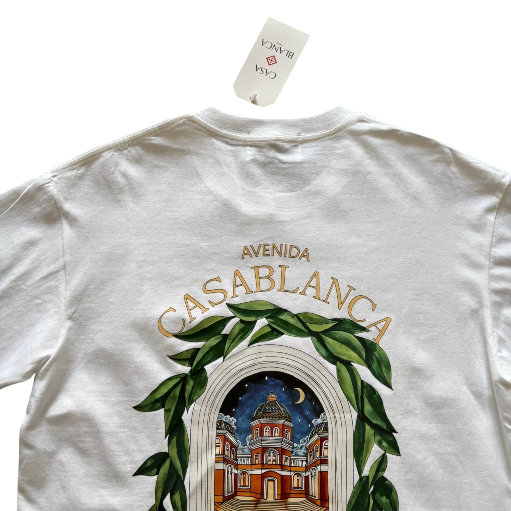 Casablanca Avenida White T-Shirt