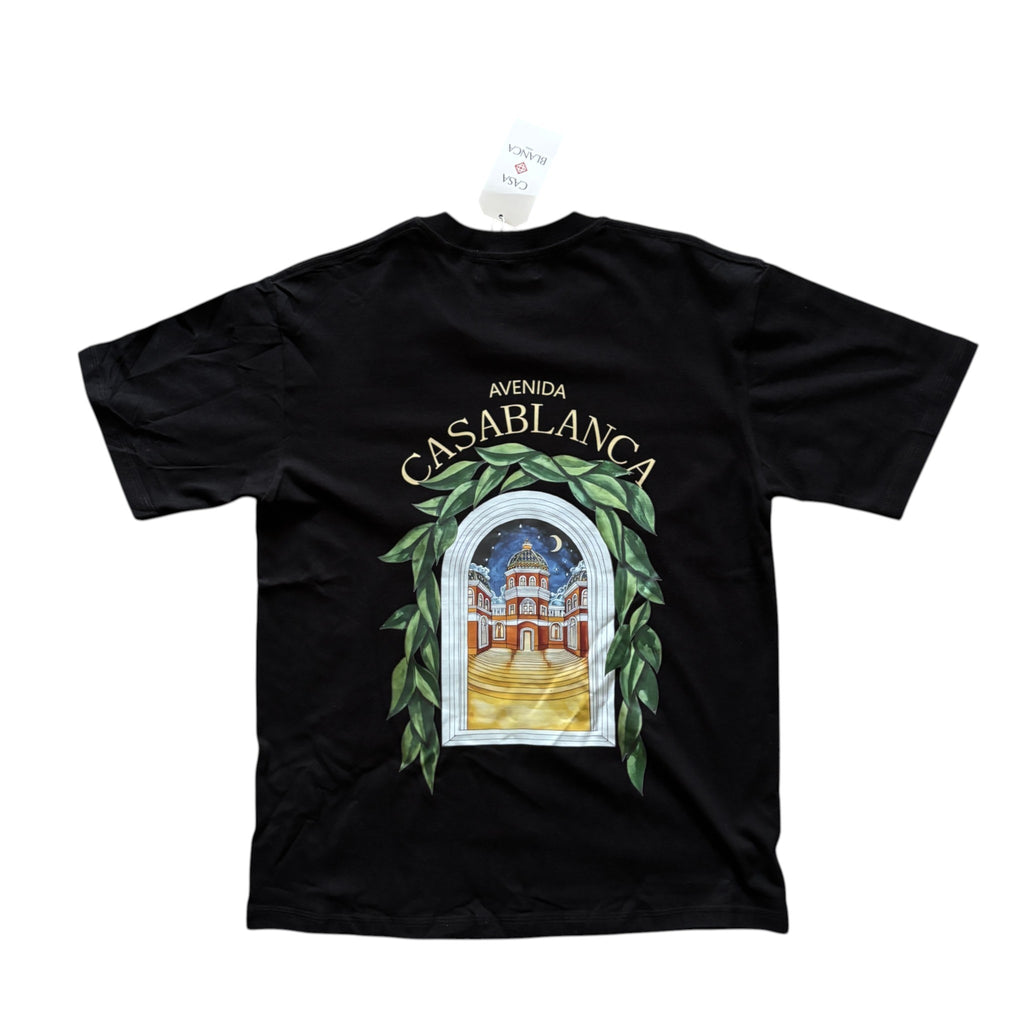 Casablanca Avenida Black T-Shirt