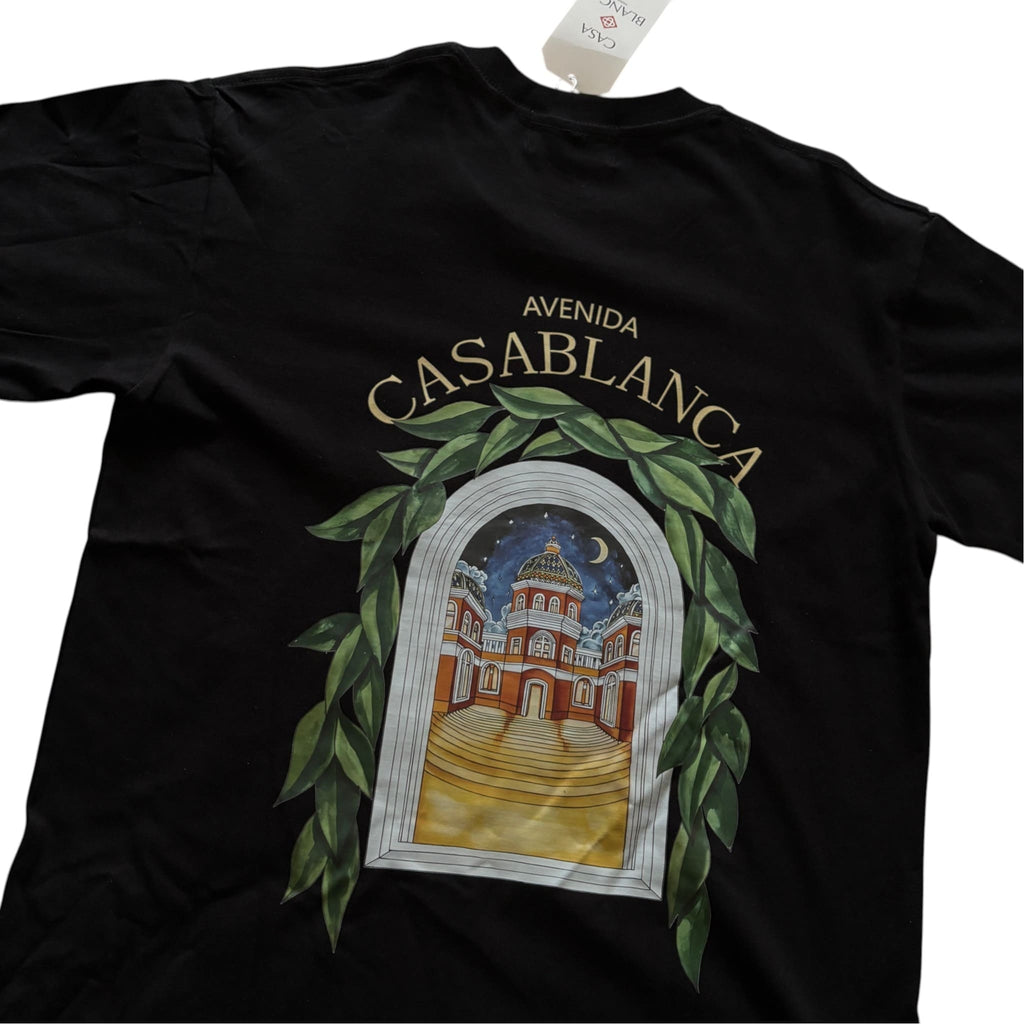 Casablanca Avenida Black T-Shirt