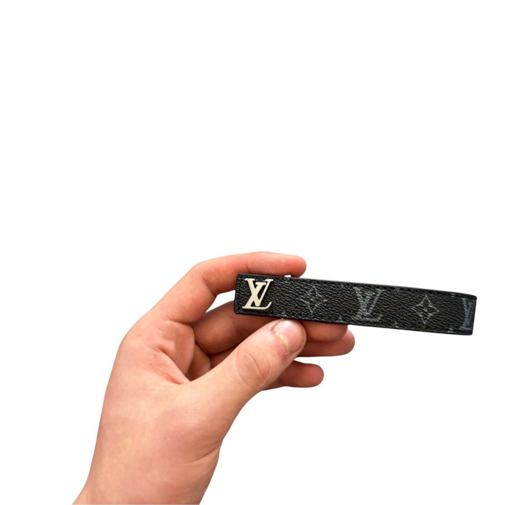 LV Bracelet Monogram Eclipse with Box Dust Bag World Tour