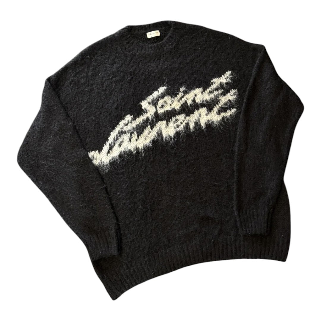 YSL Limited ''90s Edition''  Black Sweater