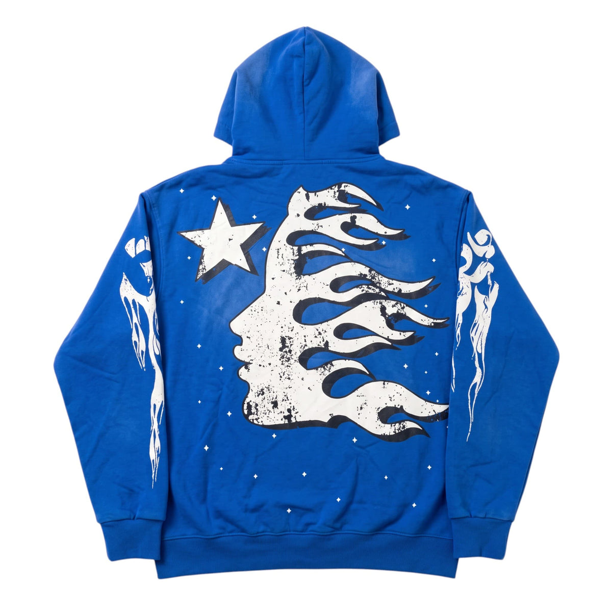 Hellstar Sky Flame Blue Hoodie