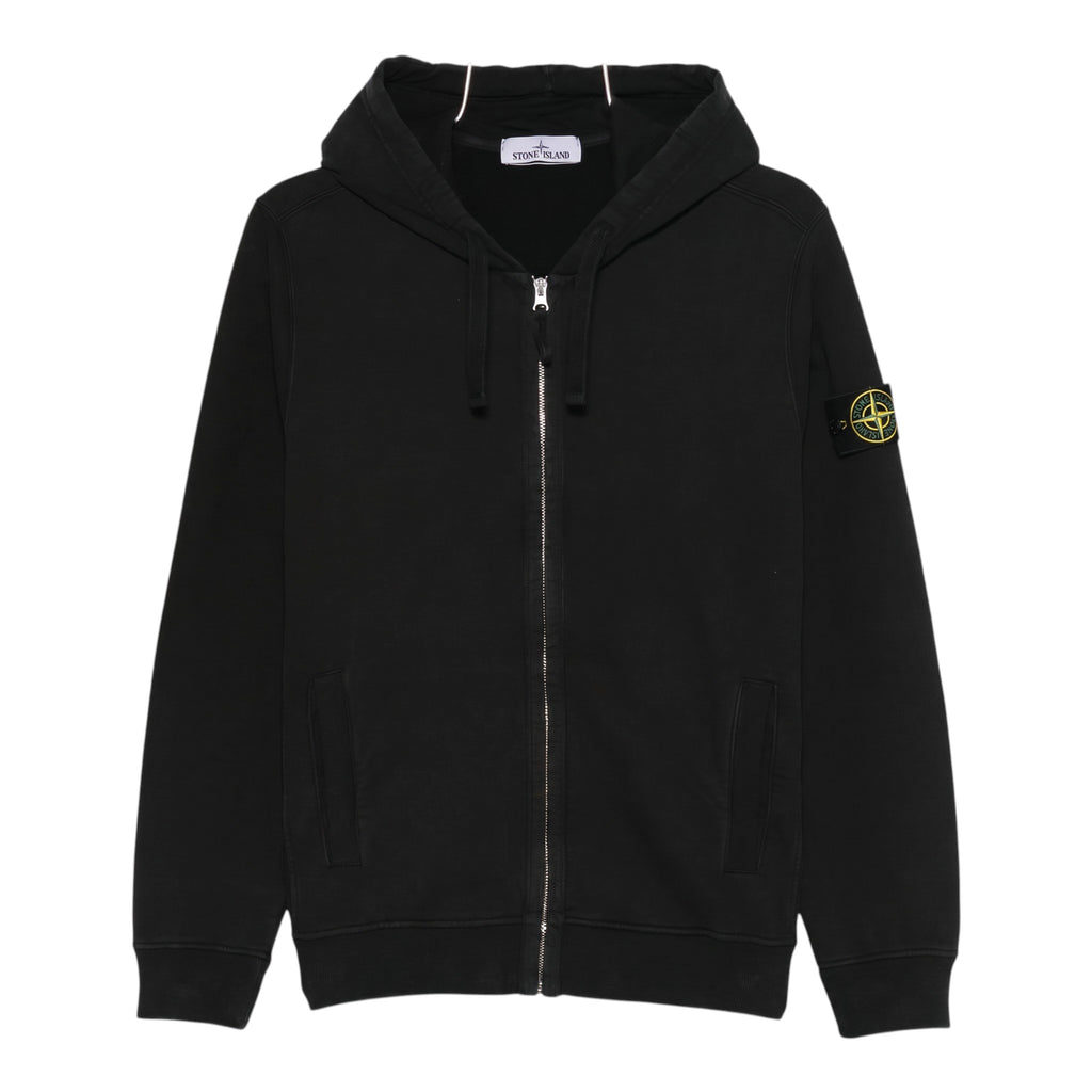 Stone Island Organic Cotton Fleece Zip Up